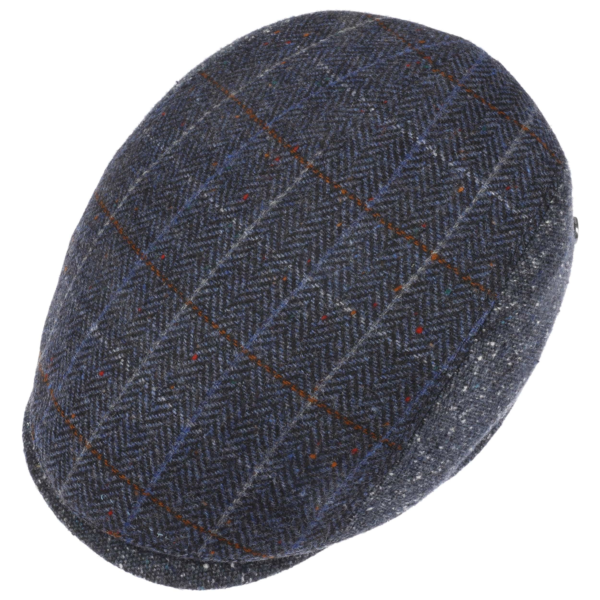 LIERYS Daniel Flatcap Aus 100% Schurwolle – Handgefertigt In Italien, Mit Lederakzenten