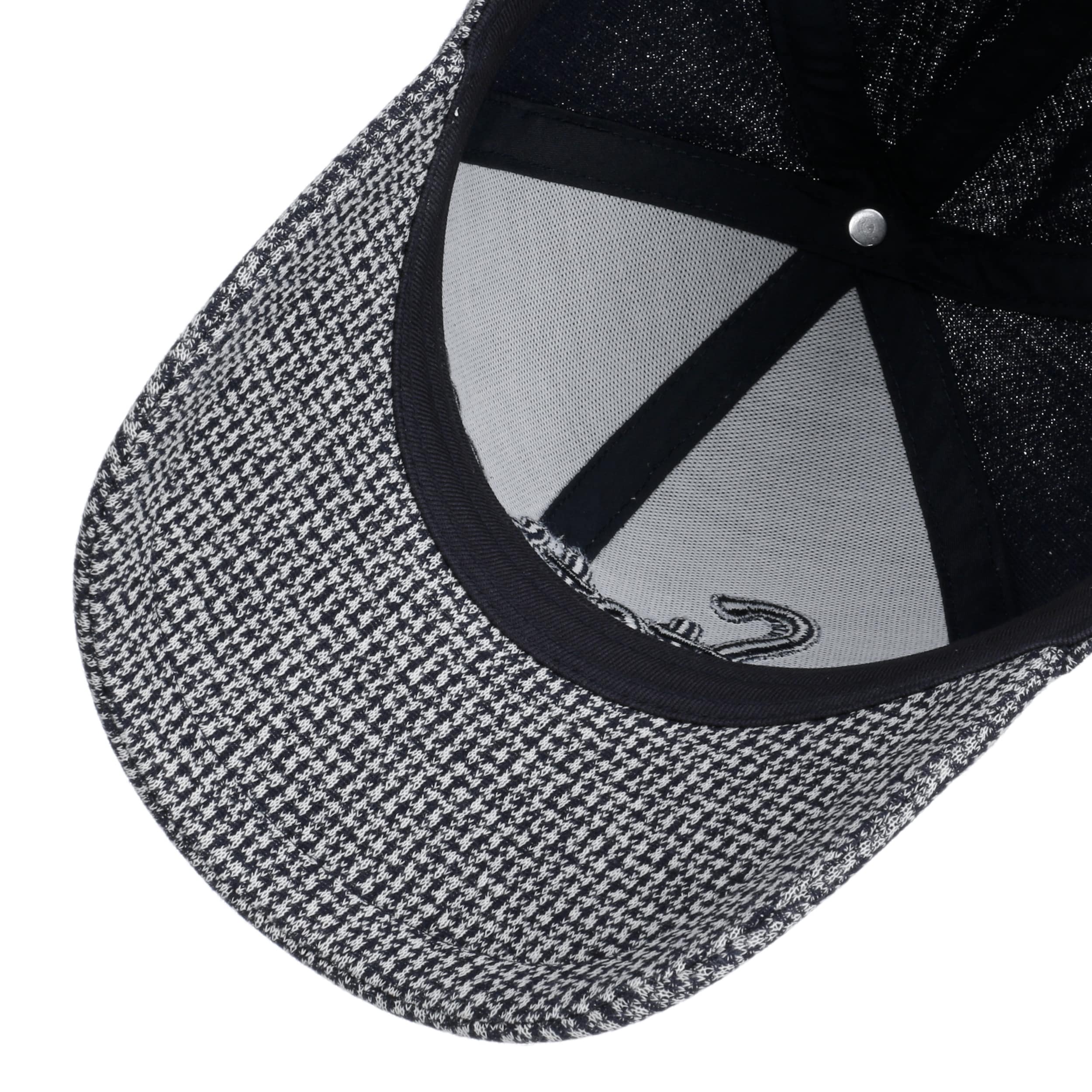 Lettering Houndstooth Jersey Kasket by Stetson - 439,00 kr