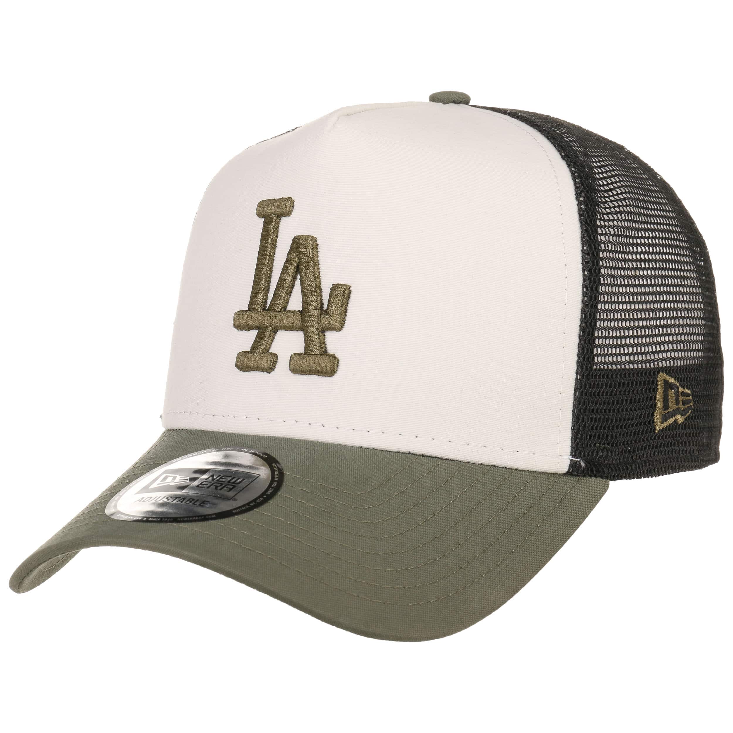 new era dodgers trucker hat