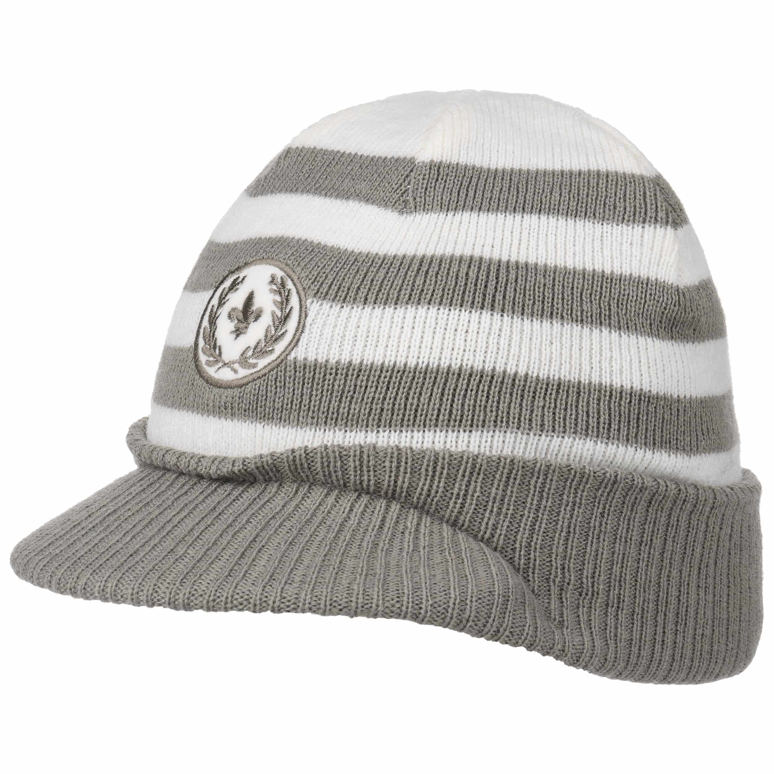knitted peak cap