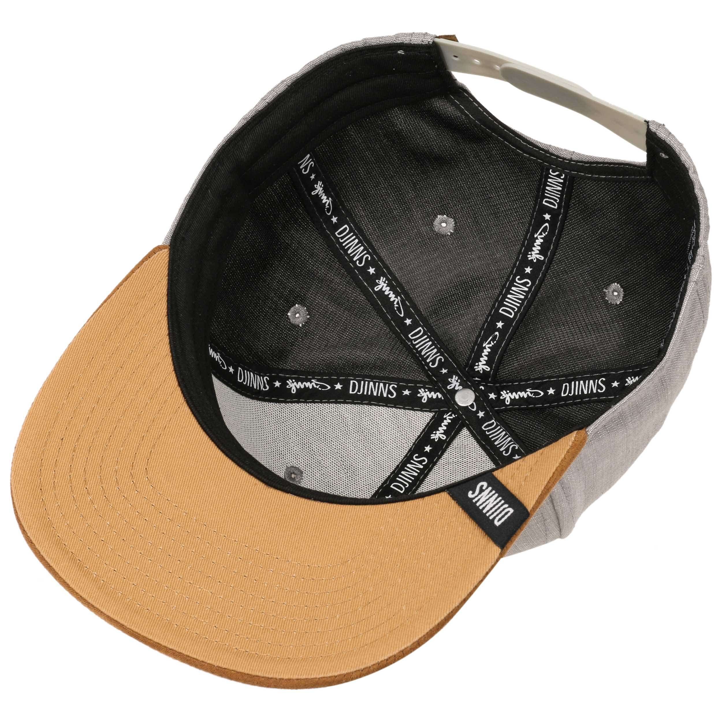 Djinns Tutanch Linen 6 Panelen Snapback Cap - Verstelbare One Size Snapback