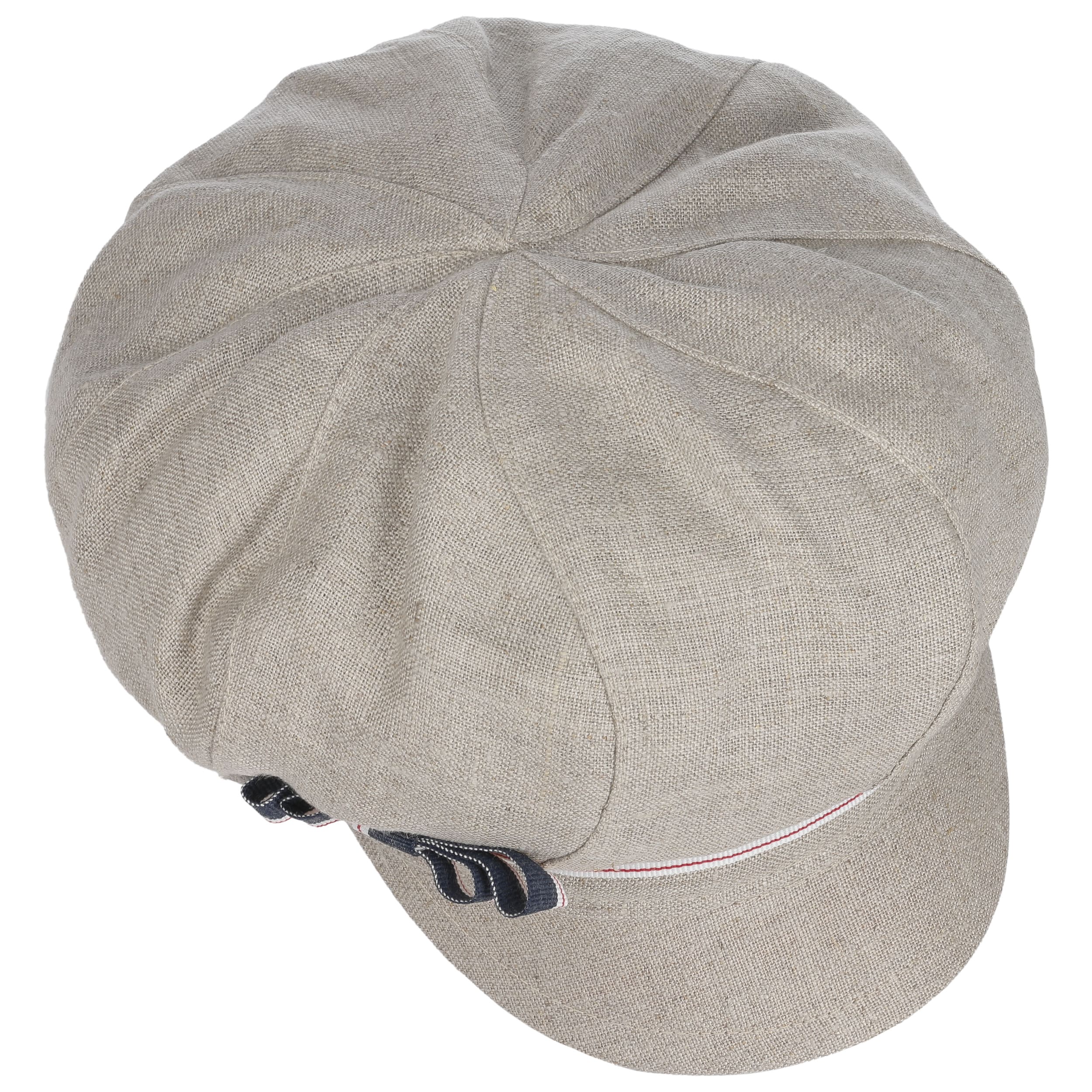 Linen Newsboy Cap with Loop by bedacht, EUR 79,95 > Hats, caps