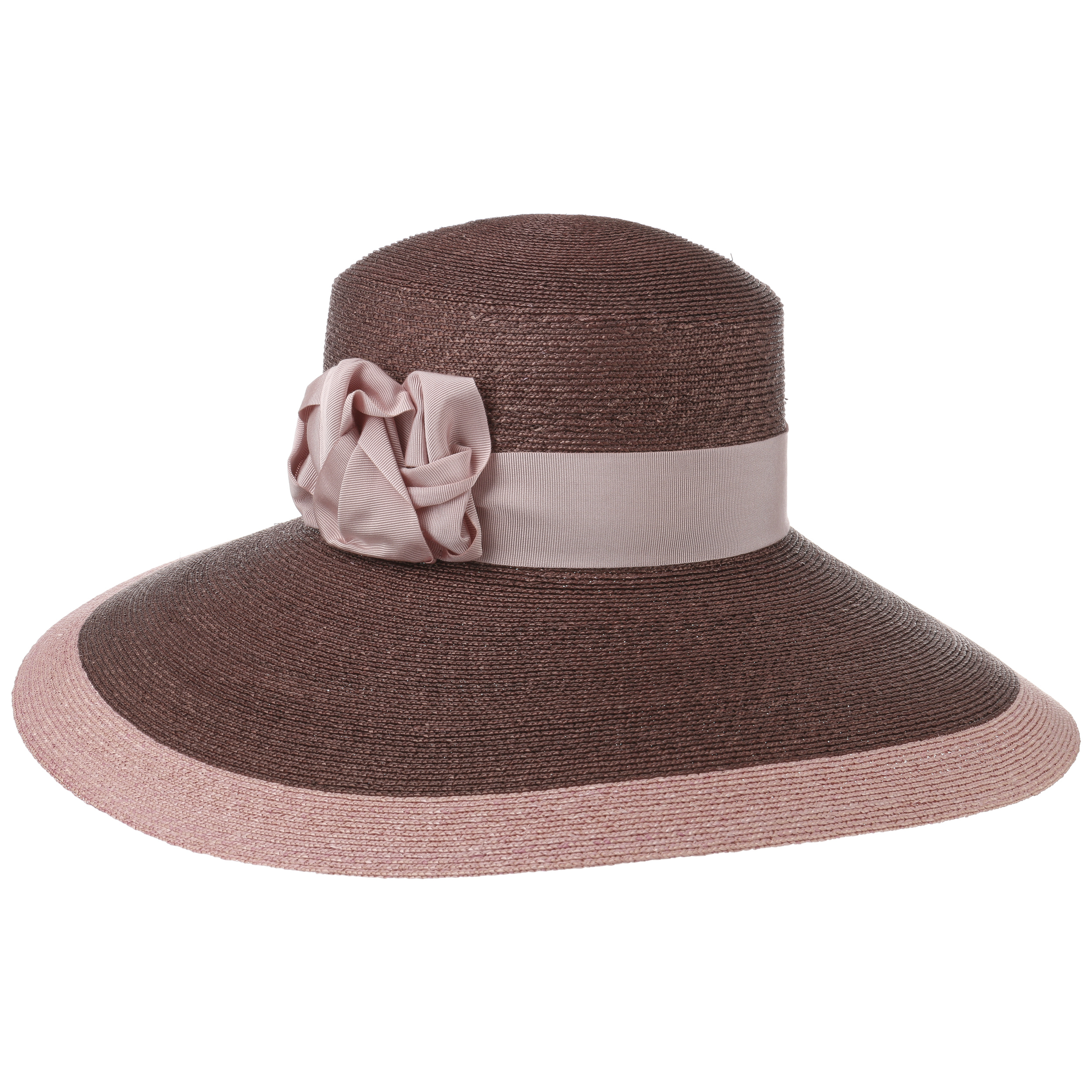 brown occasion hat