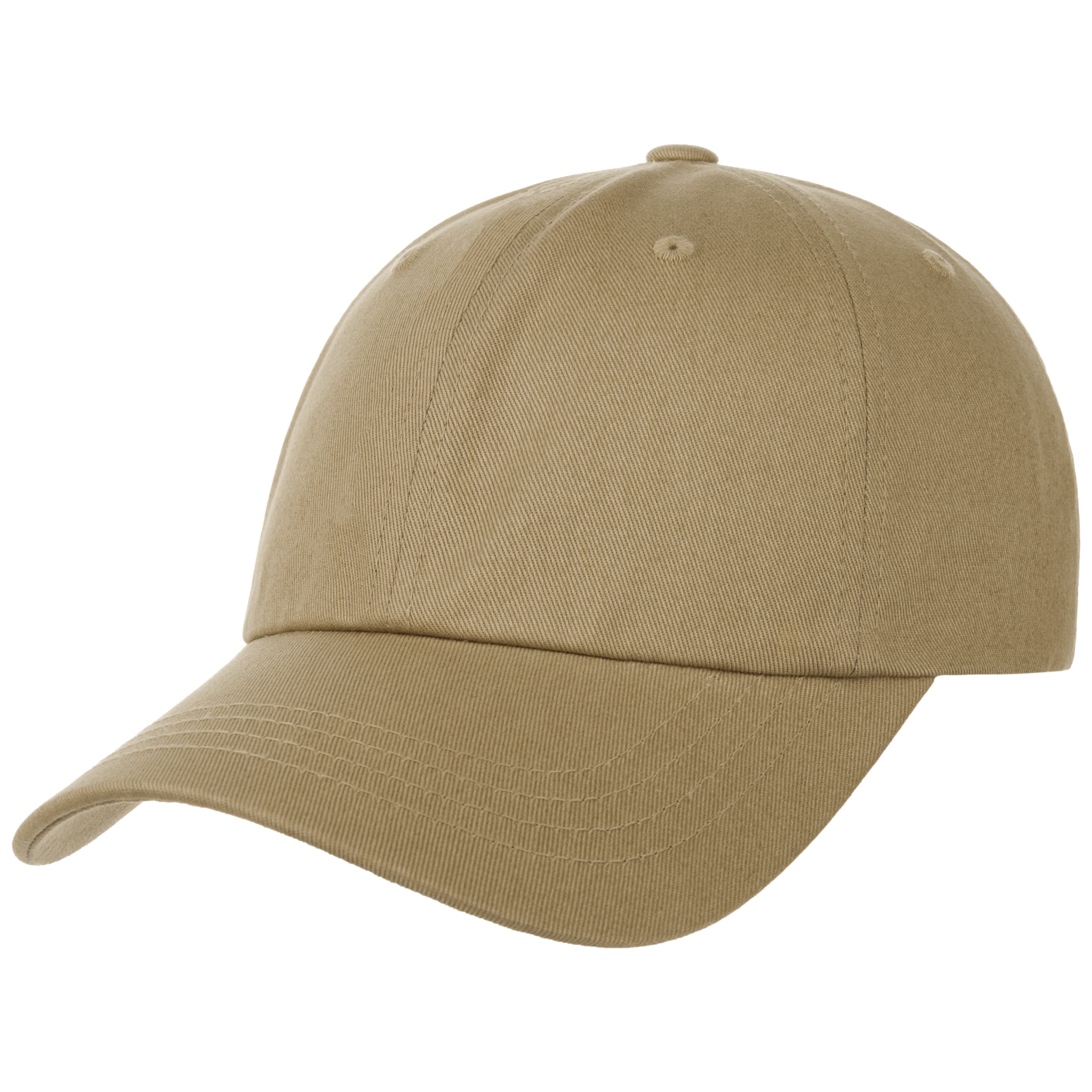 beige strapback hat