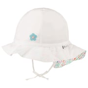 Sterntaler Mädchen Hut Mit Nackenschutz – Aus 100% Baumwolle, Mit Blümchenmuster, Größe 55, Für Kinder Ab 4