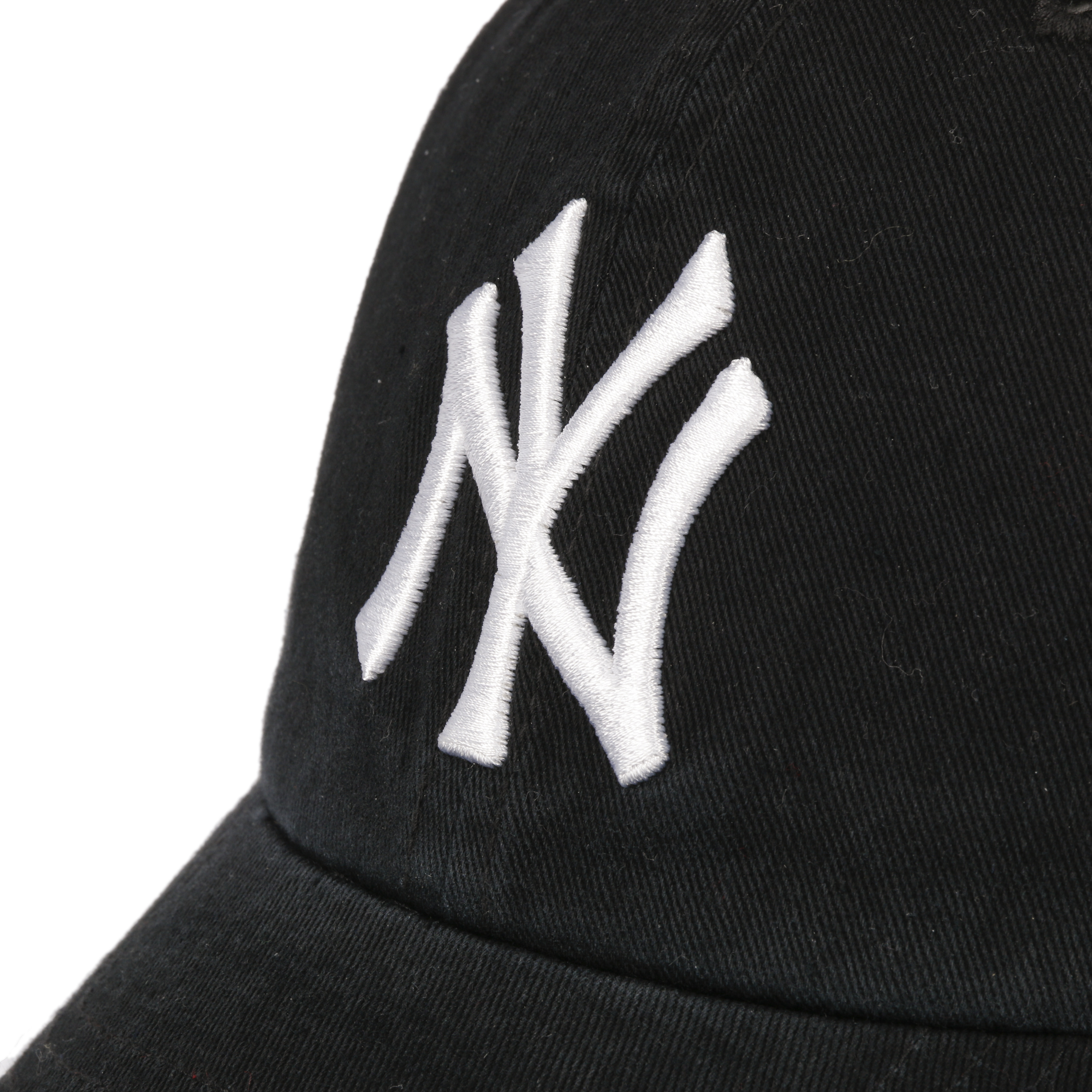  '47 New York Yankees Ballpark Clean Up Dad Hat Baseball Cap -  Black/Pink Bottom, Black, White, Pink, One Size : Sports & Outdoors