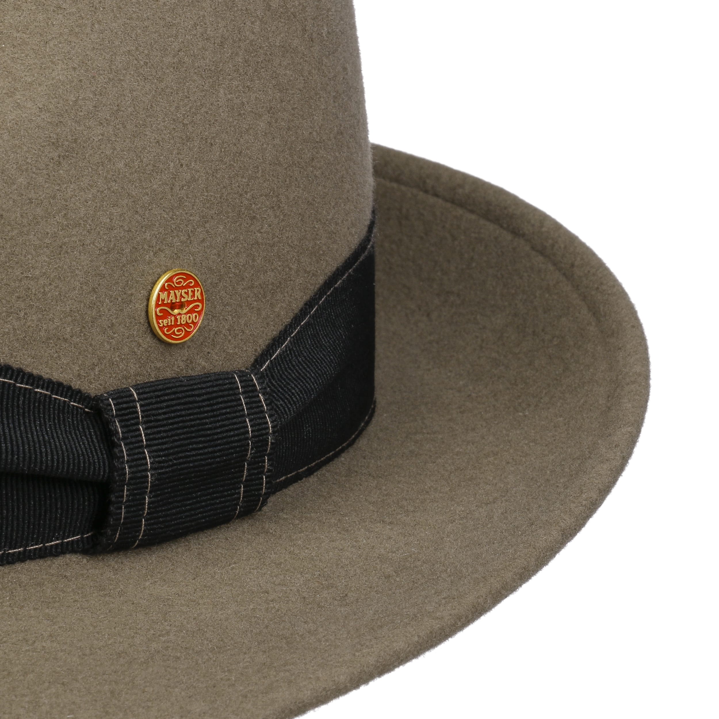 Mayser Manuel Bogarthut Fedora - Filzhut Herren/Damen Made In EU
