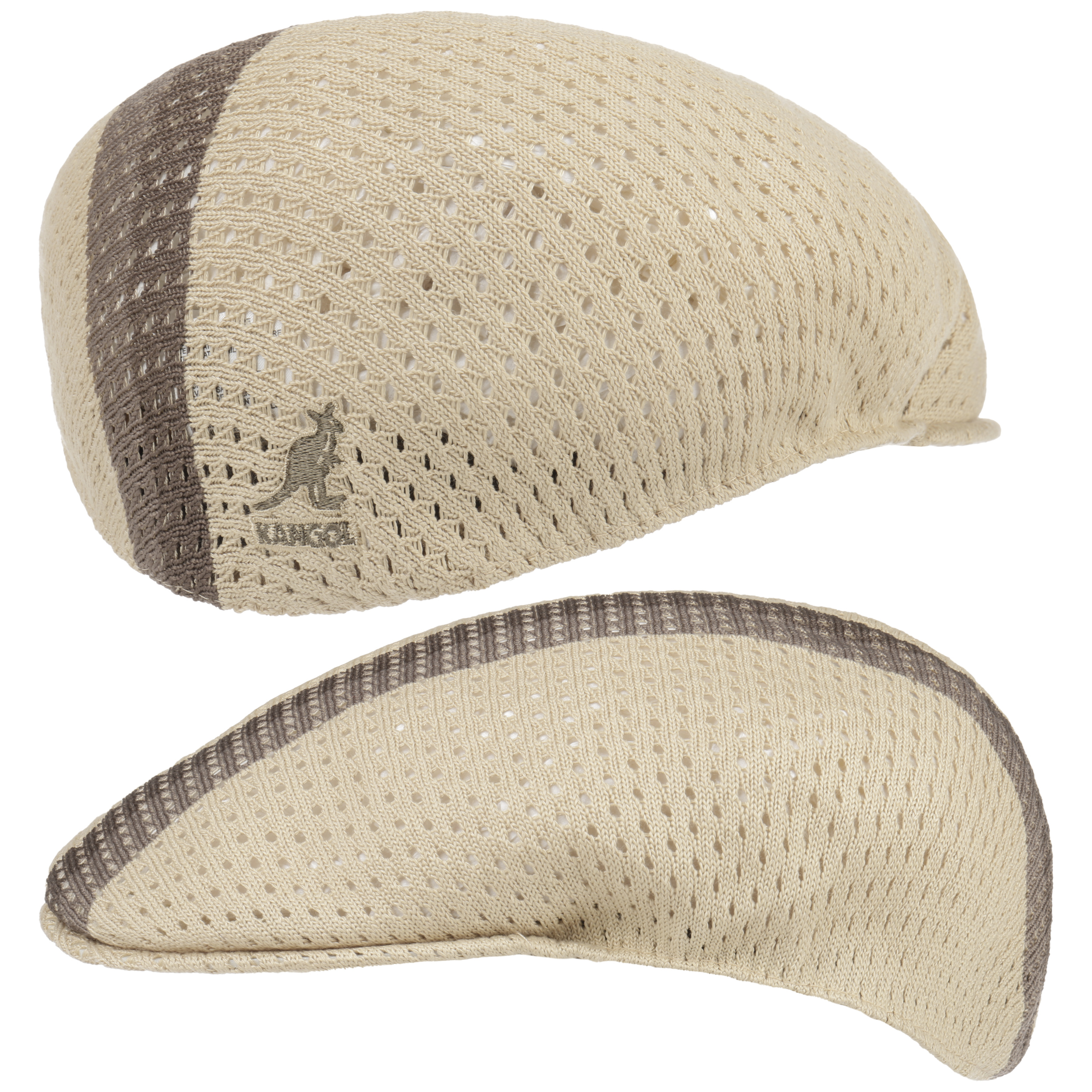 mesh flat cap