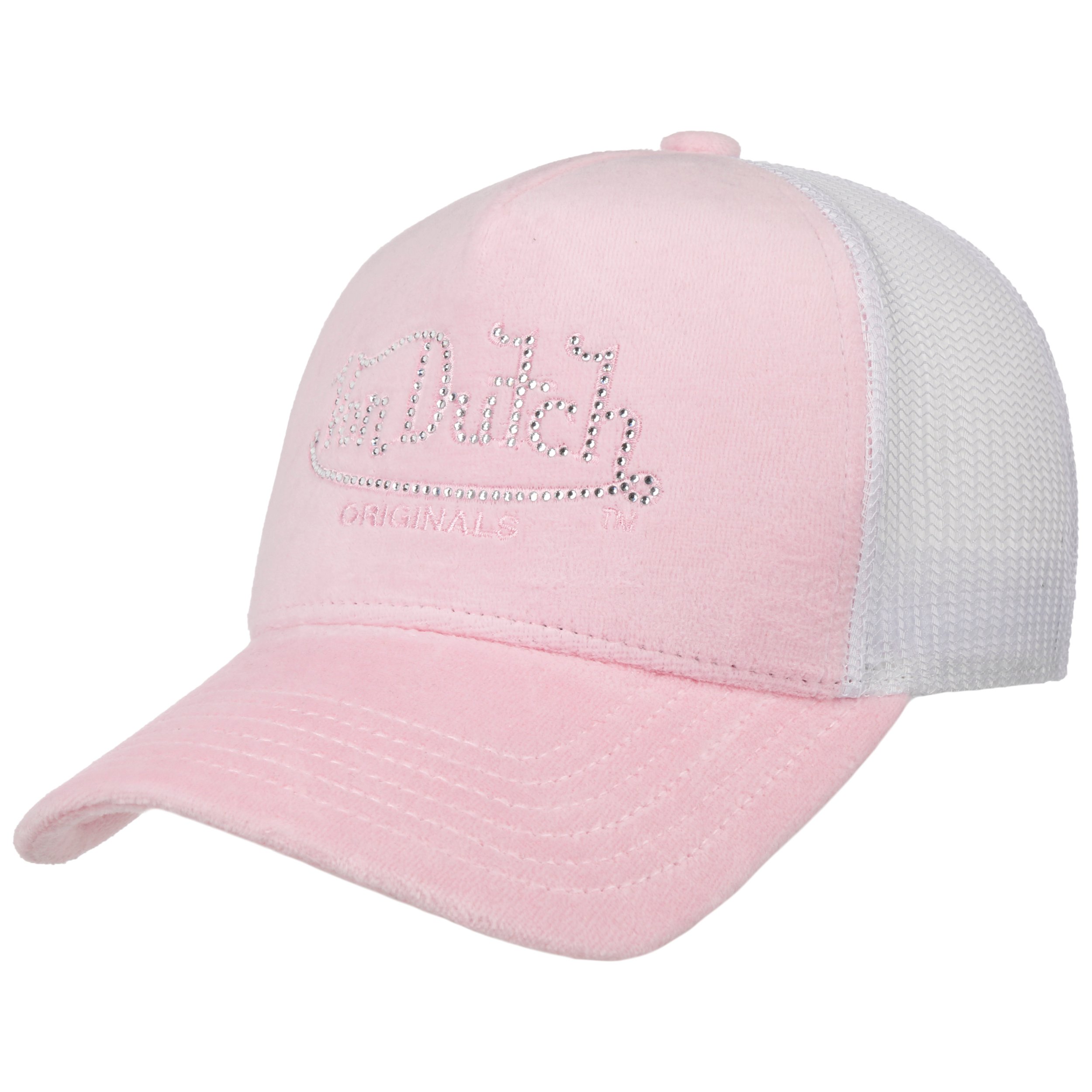 Miami Rhinestone Velvet Trucker Cap by Von Dutch - CHF 39.95