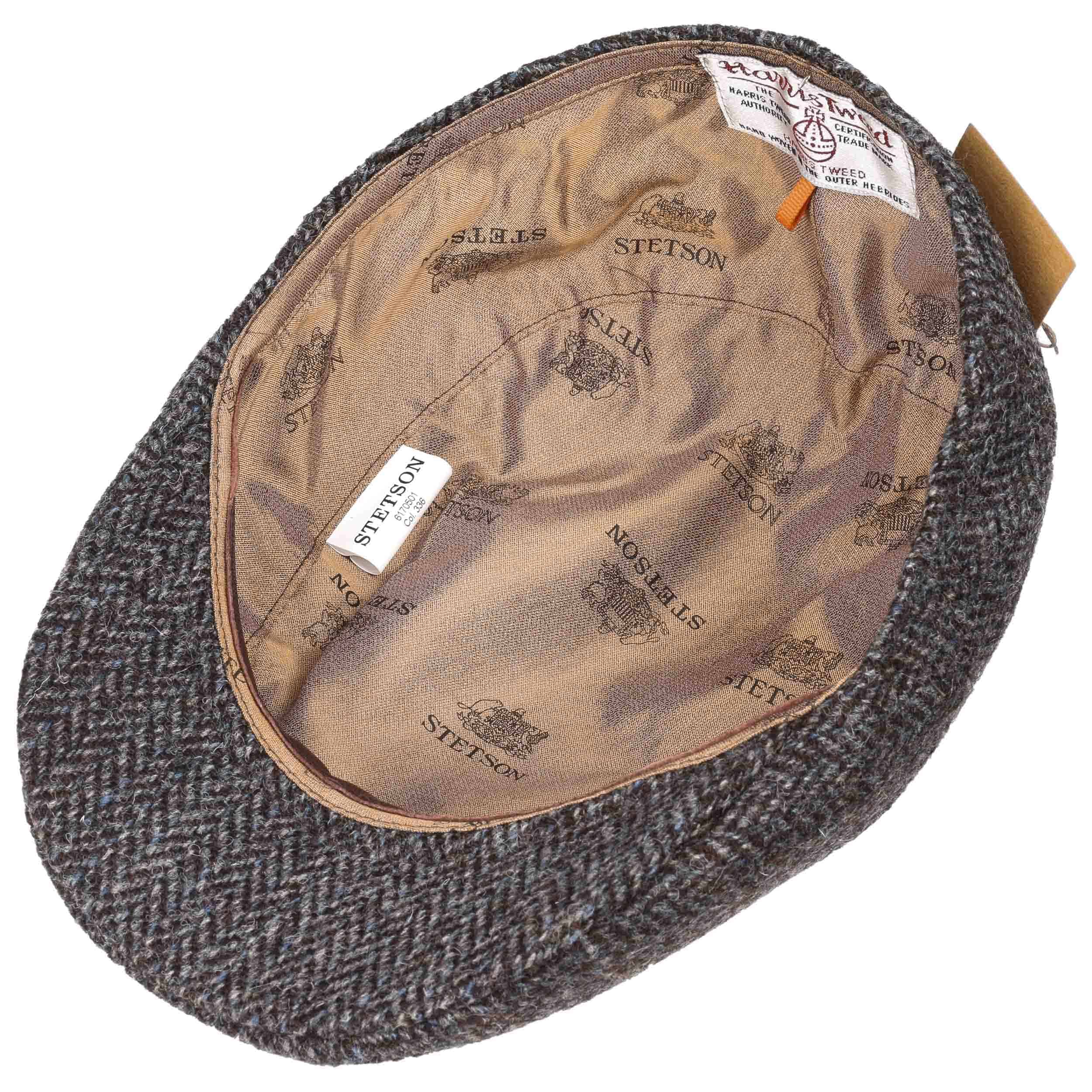 stetson harris tweed cap