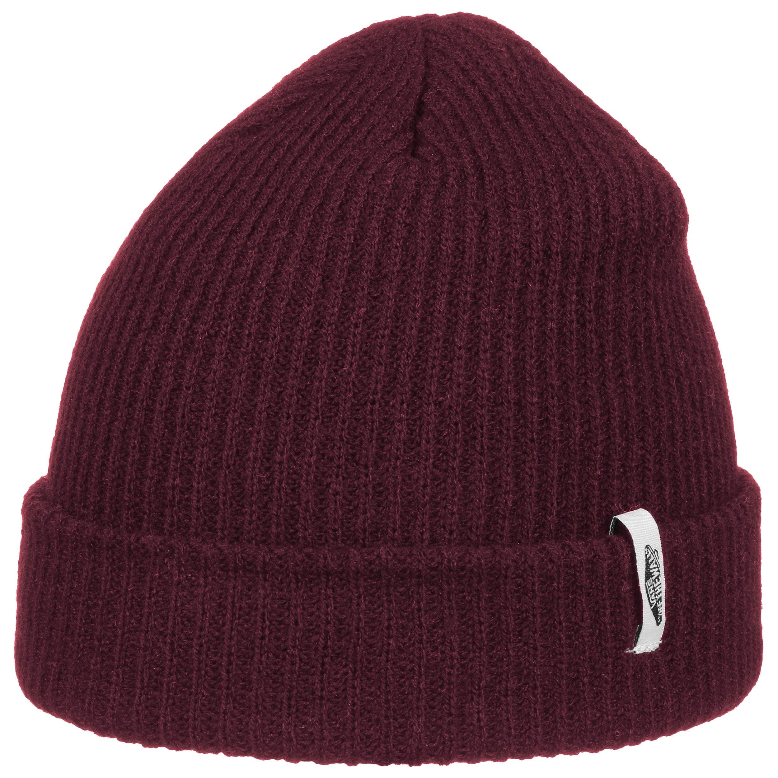 maroon vans beanie