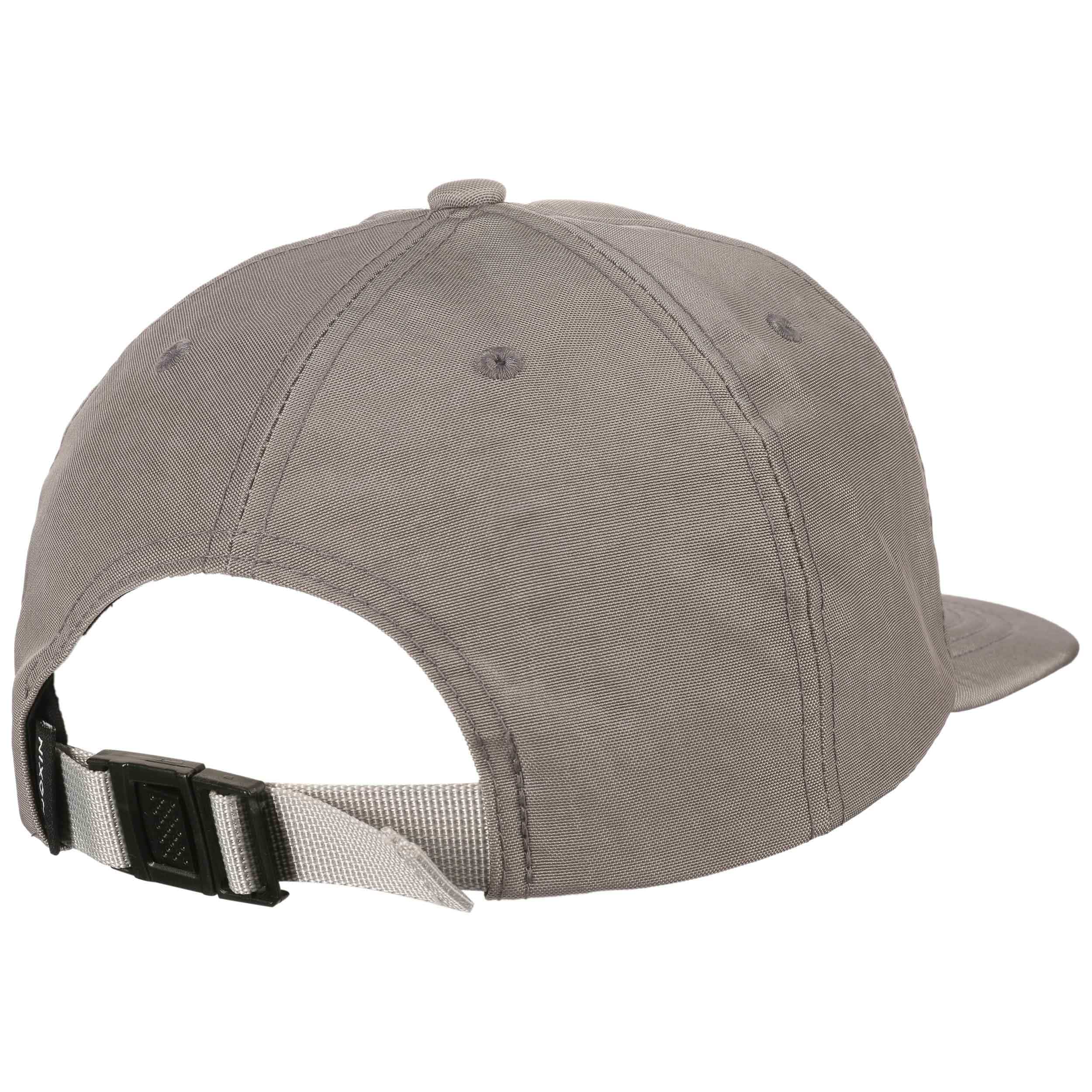 grey strapback hat