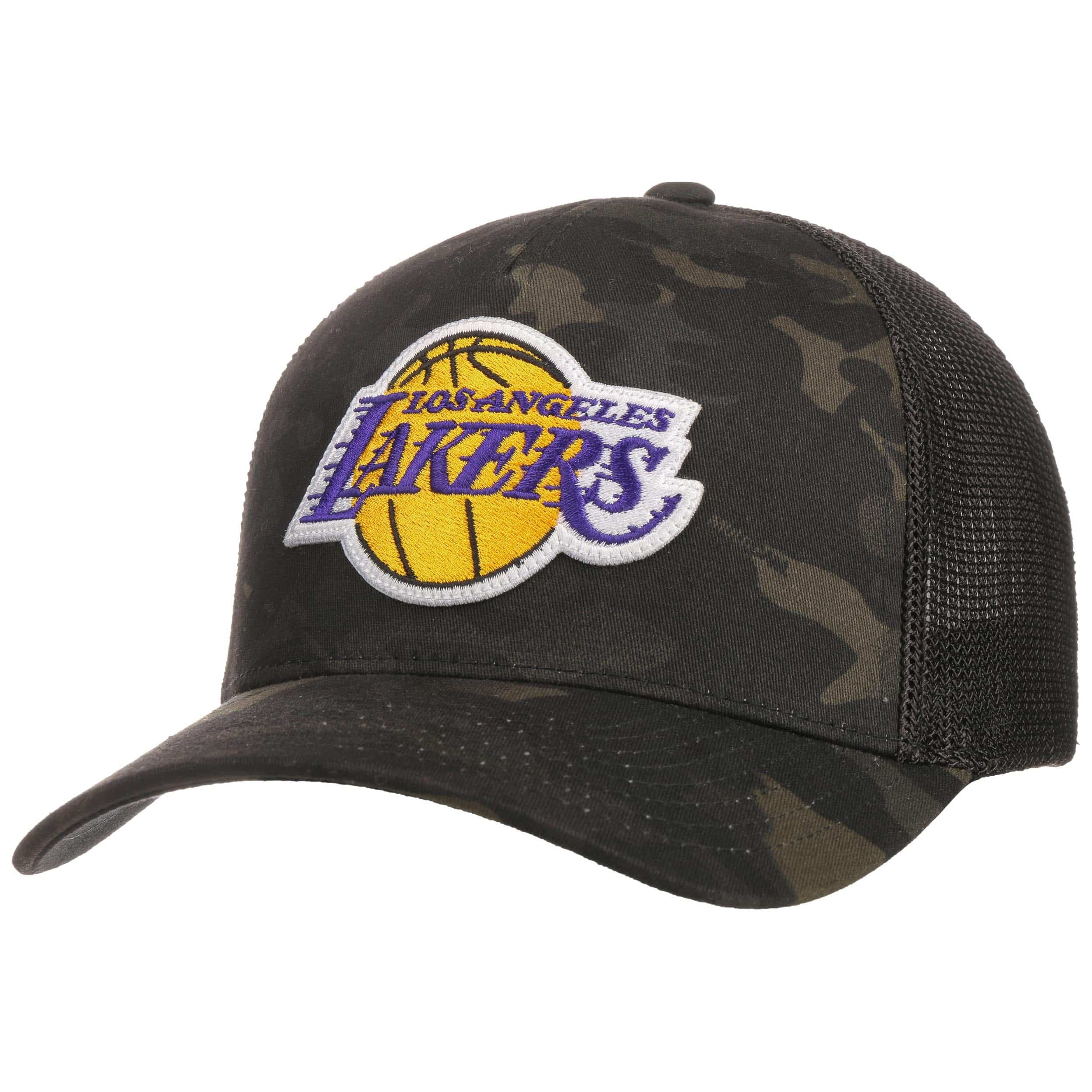 Multicamo 110 Lakers Cap By Mitchell Ness 29 95