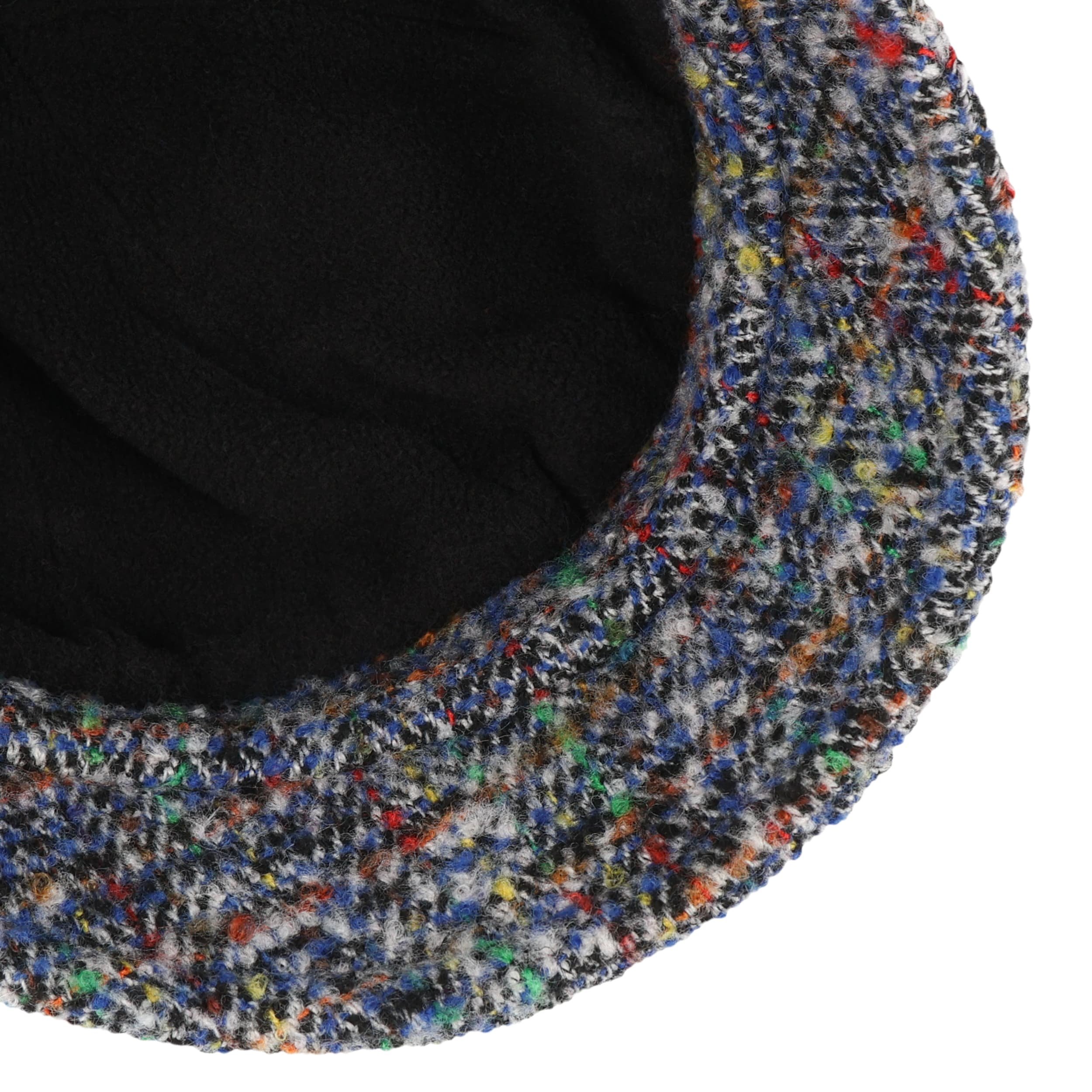 Multucolour Multicolour Herringbone Ballonmütze by Loevenich - 39,95