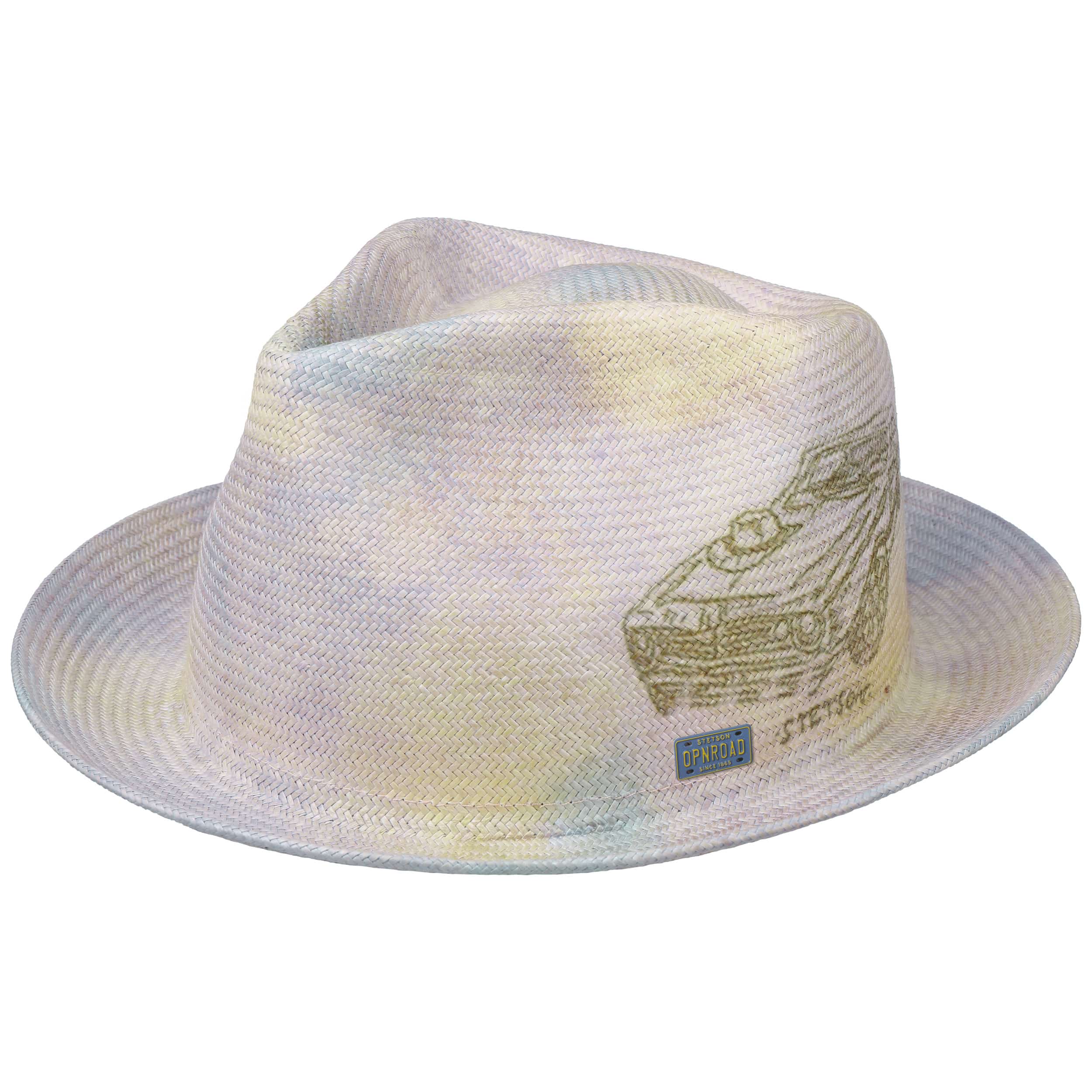 stetson fedora straw hats