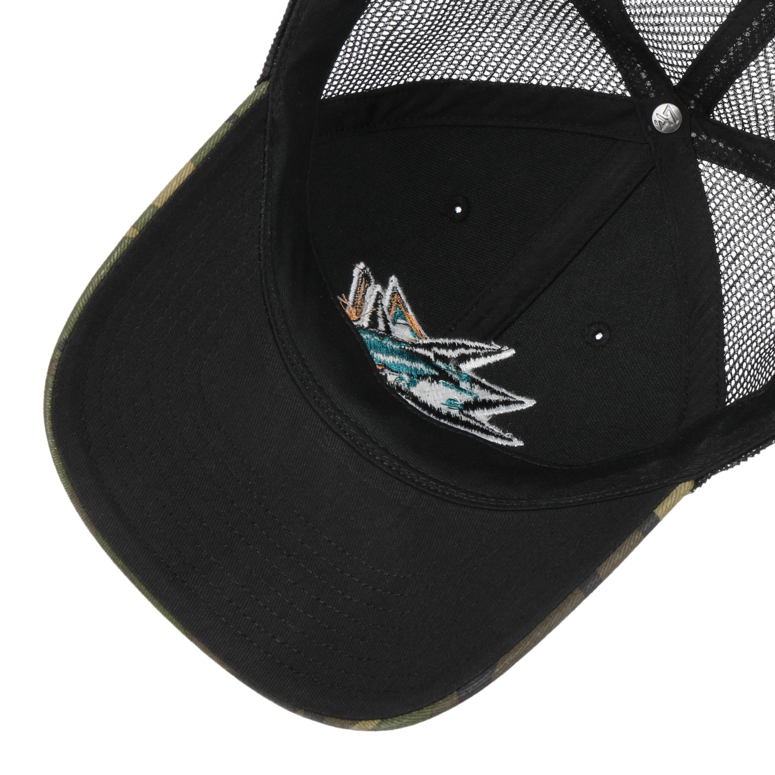 NHL San Jose Sharks Camo Branson Cap by 47 Brand 17 95