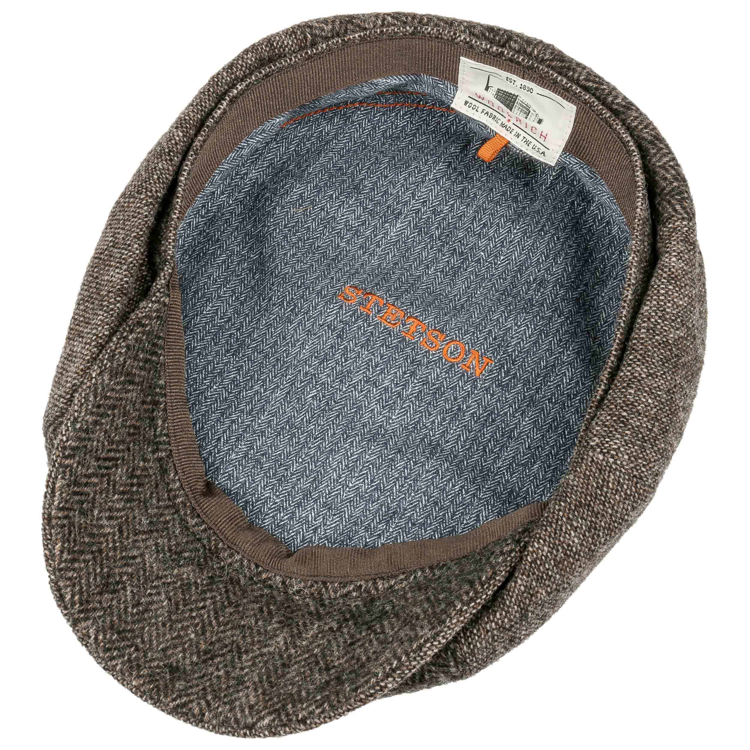 Nevada Woolrich Flat Cap by Stetson - 89,00