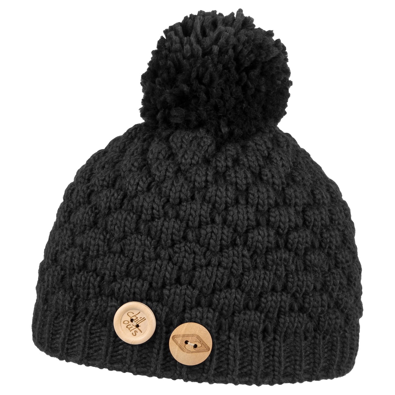 kids fluffy bobble hat