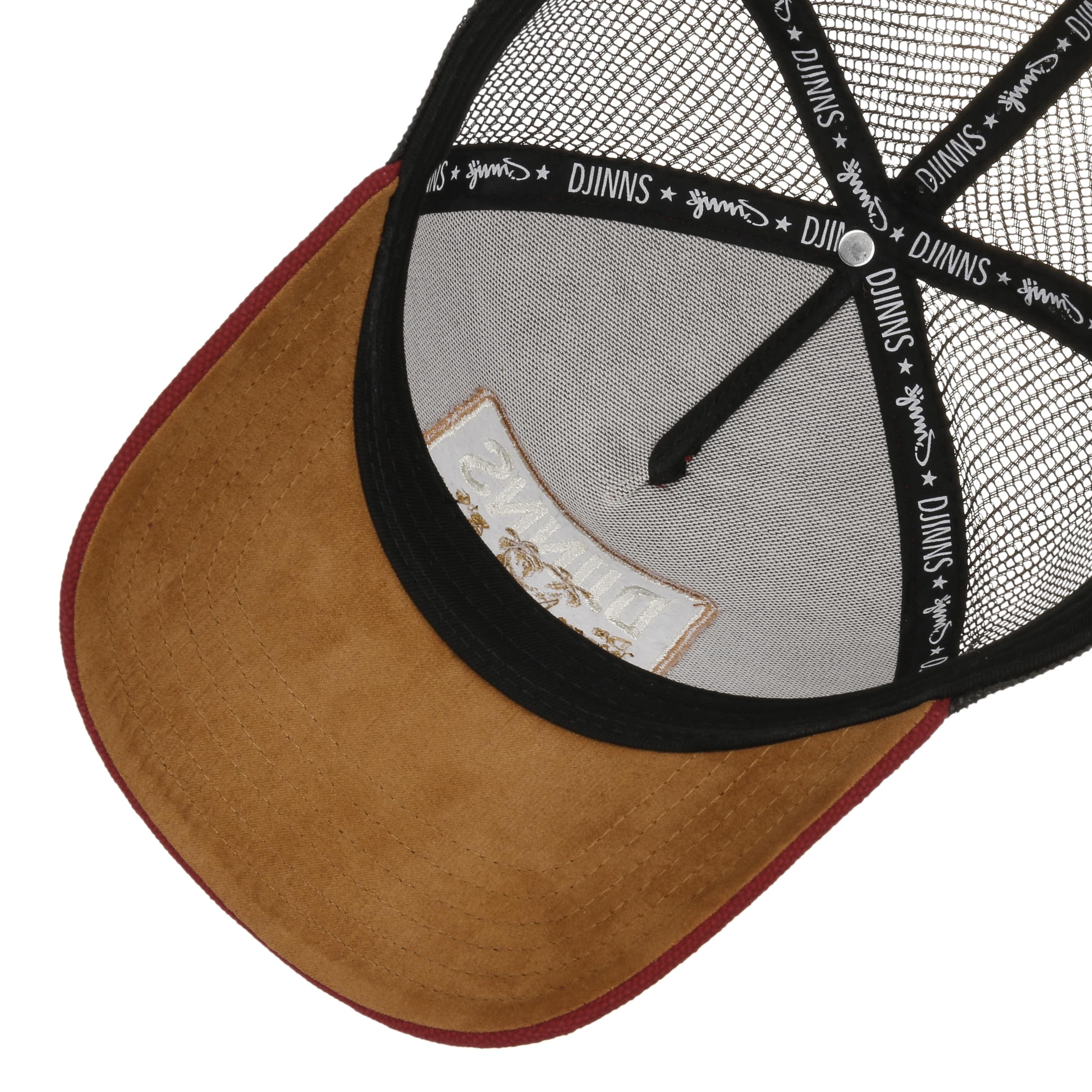 Djinns Nothing Club Trucker Cap, Cappello Uomo In Cotone E Poliestere, Colore Sabbia, Visiera Curva, Chiusura Regolabile, Taglia Unica - 2