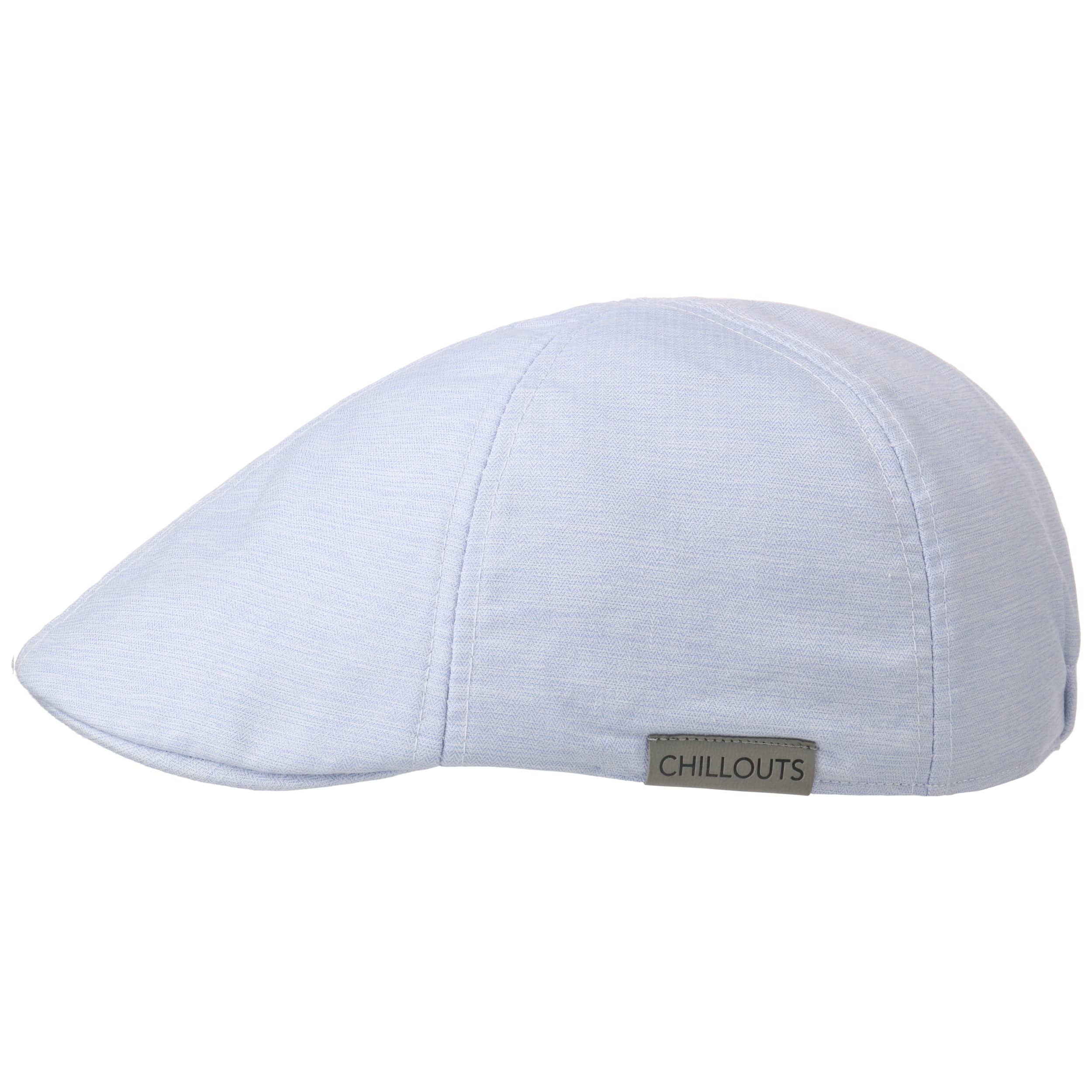 light blue flat cap