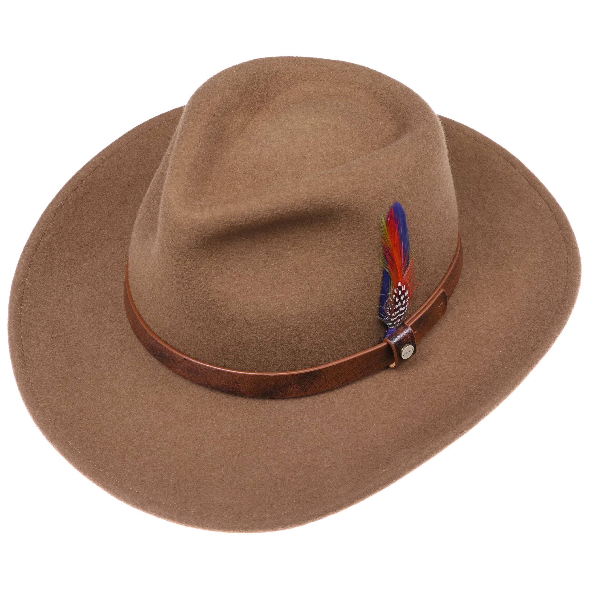 Stetson Oklahoma Westernhut - Wollfilzhut Mit Lederband