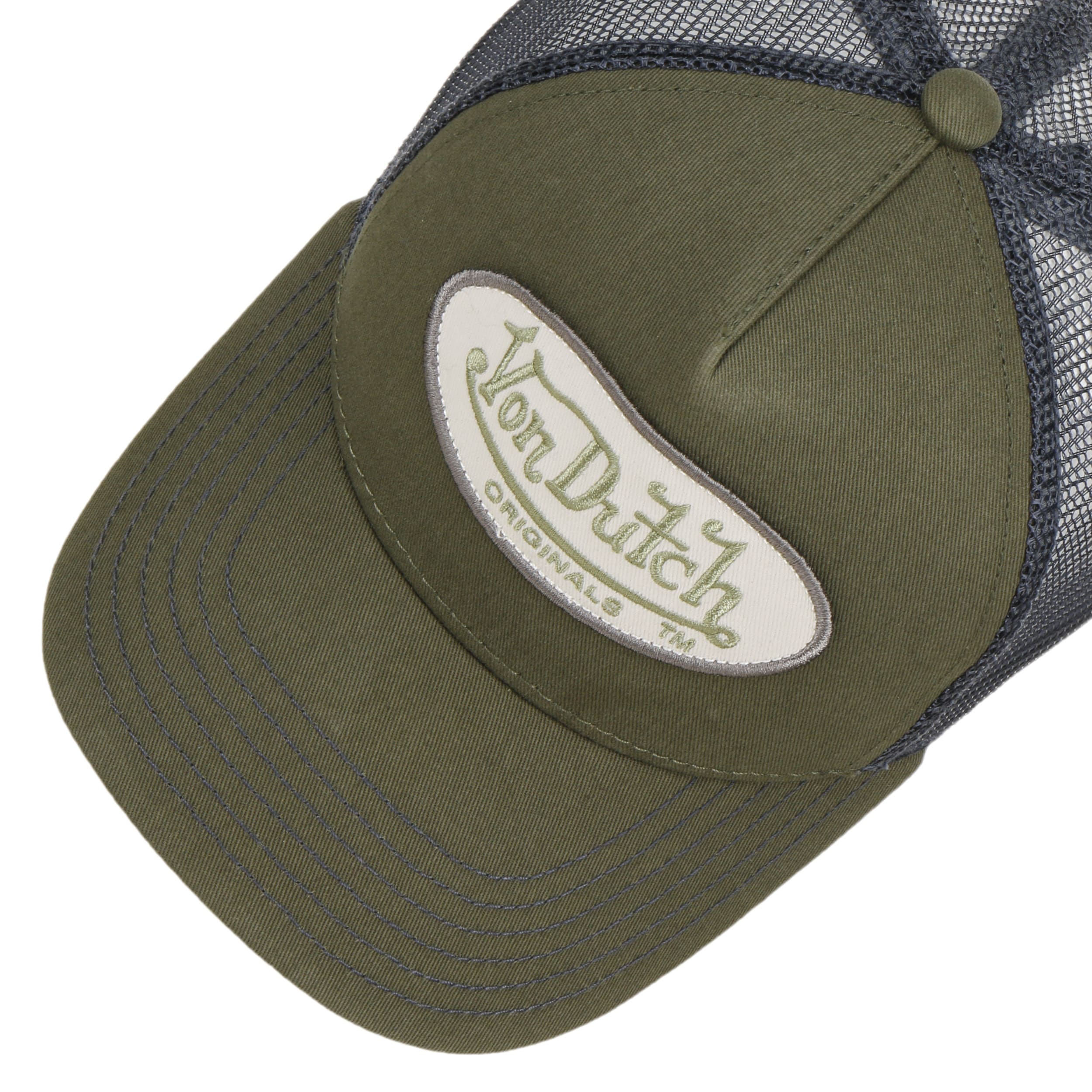 Boston Oval Patch Trucker Cap by Von Dutch