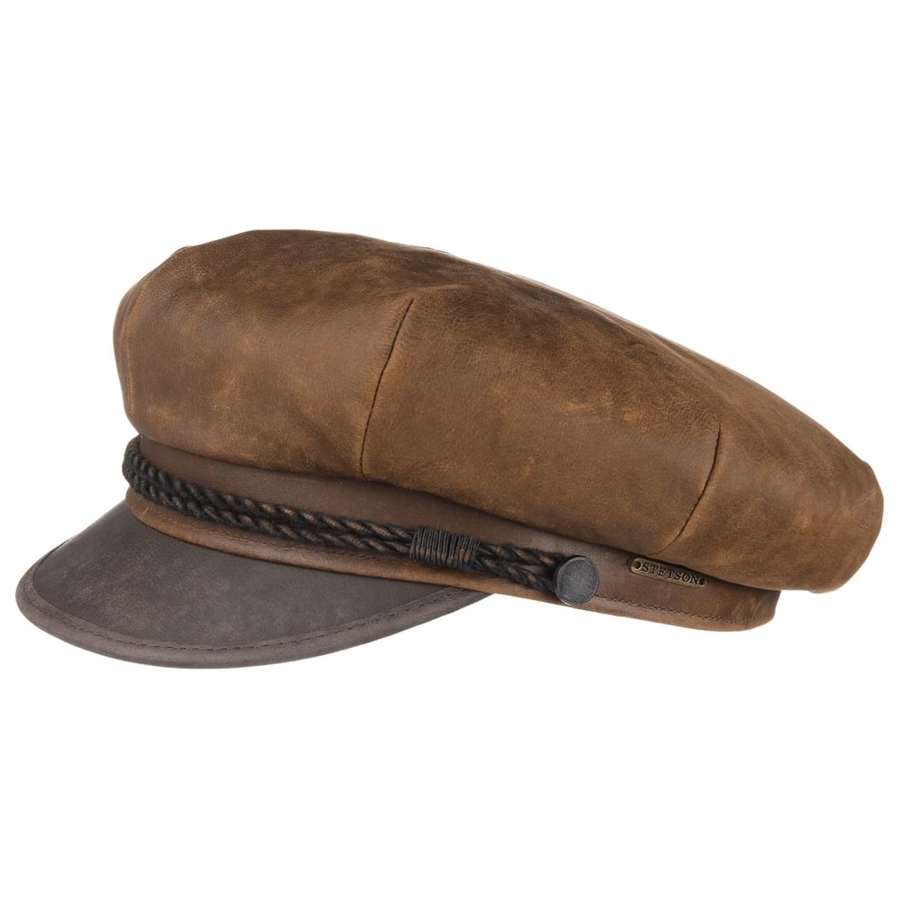 stetson cap leder