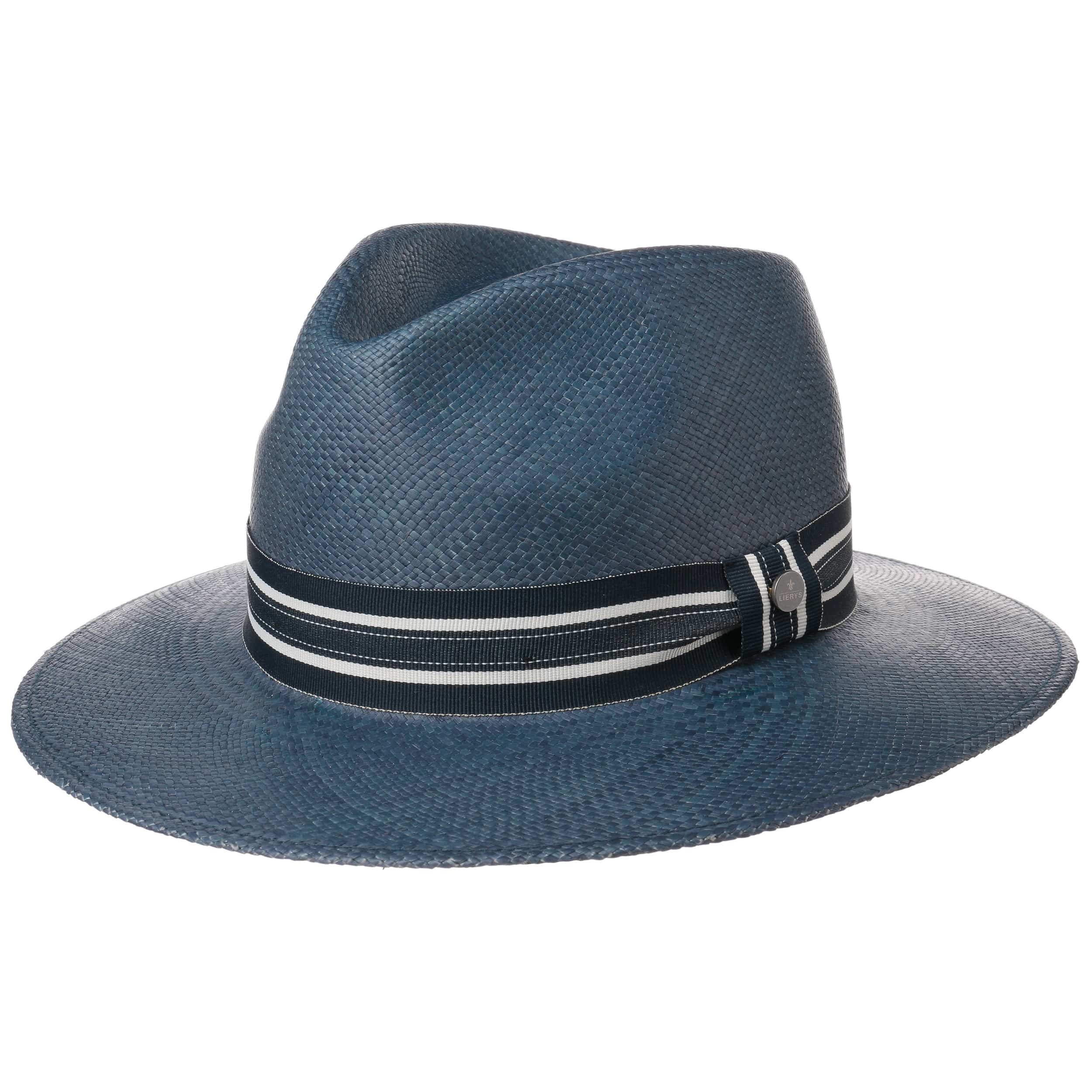 navy blue panama hat