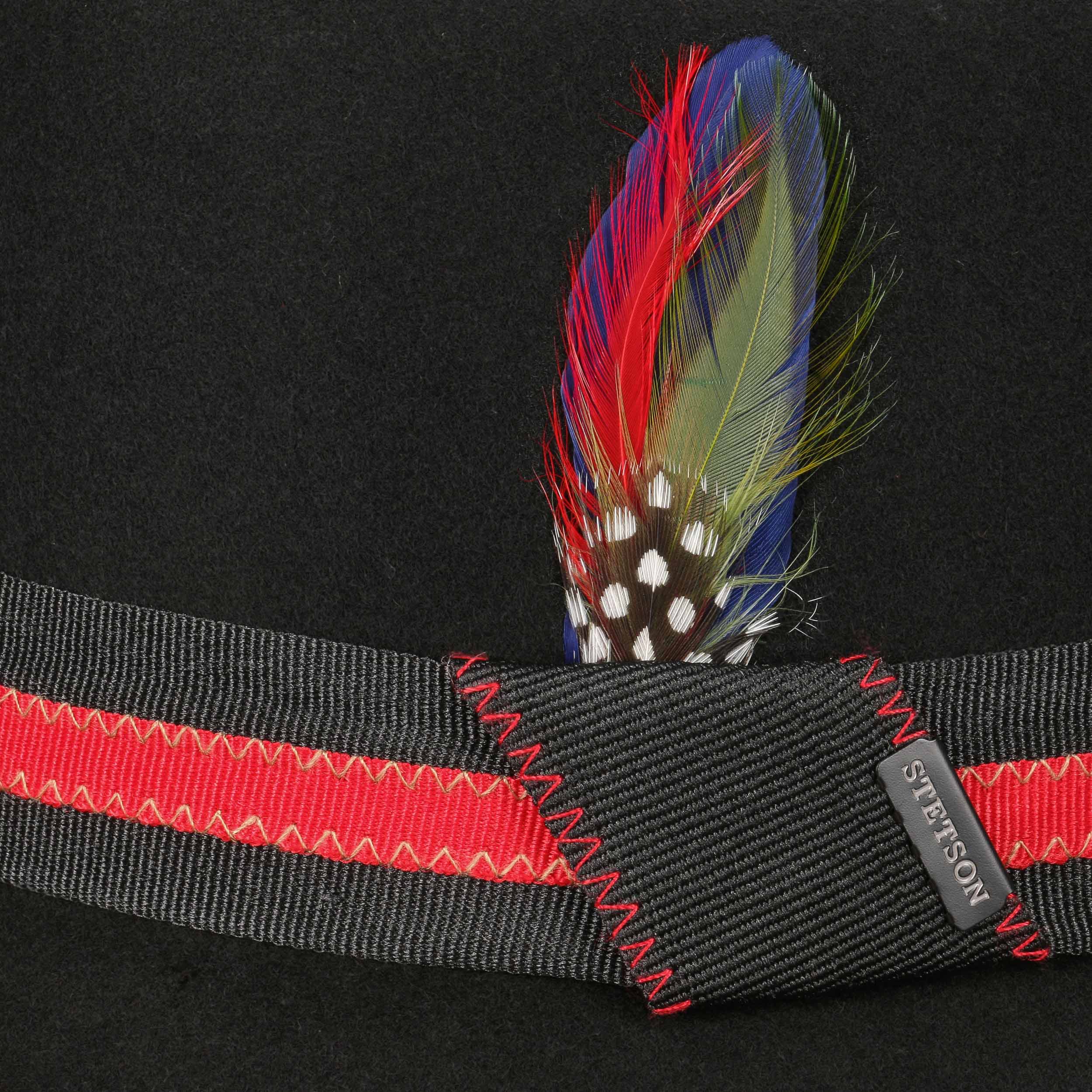 Cappello Stetson Pennsylvania In Pelle Suina - Pork Pie Fedora Uomo | Look Used, Foderato In Cotone - Foto 7