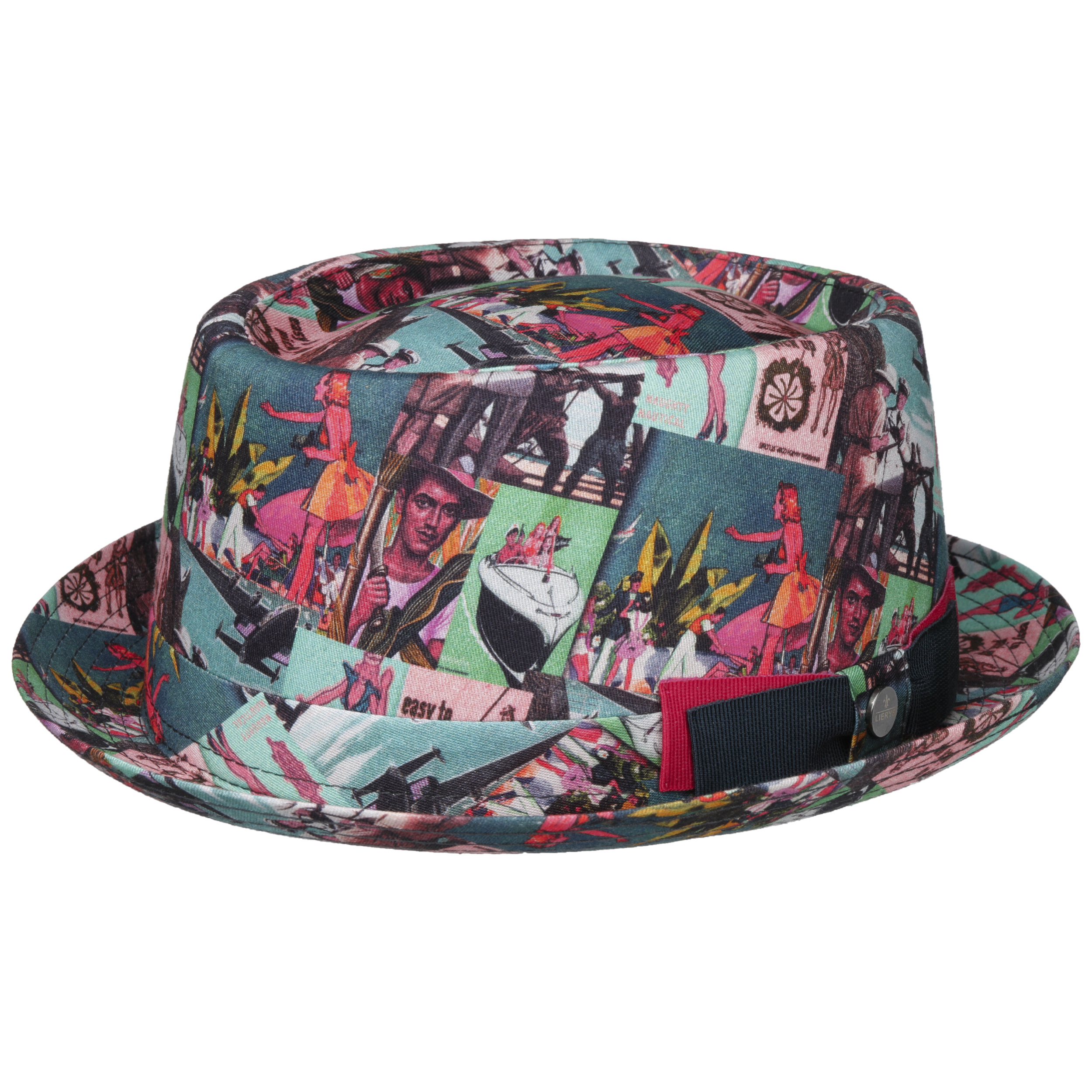 Color Burst Mowbray Pork Pie Stoffhut By Kangol - 7 Produktbild-Vorschau 8