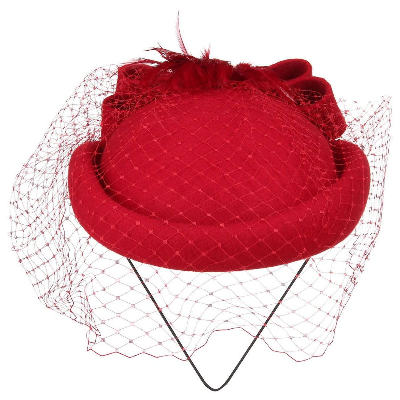 Pillbox Hat with Veil by McBURN, GBP 55,95 > Hats, caps & beanies