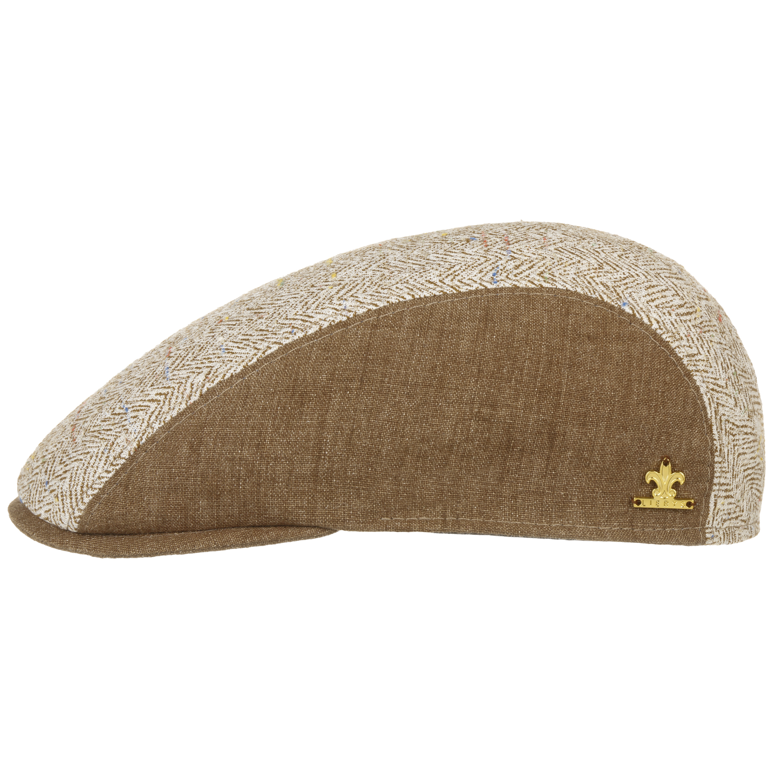 gold flat cap