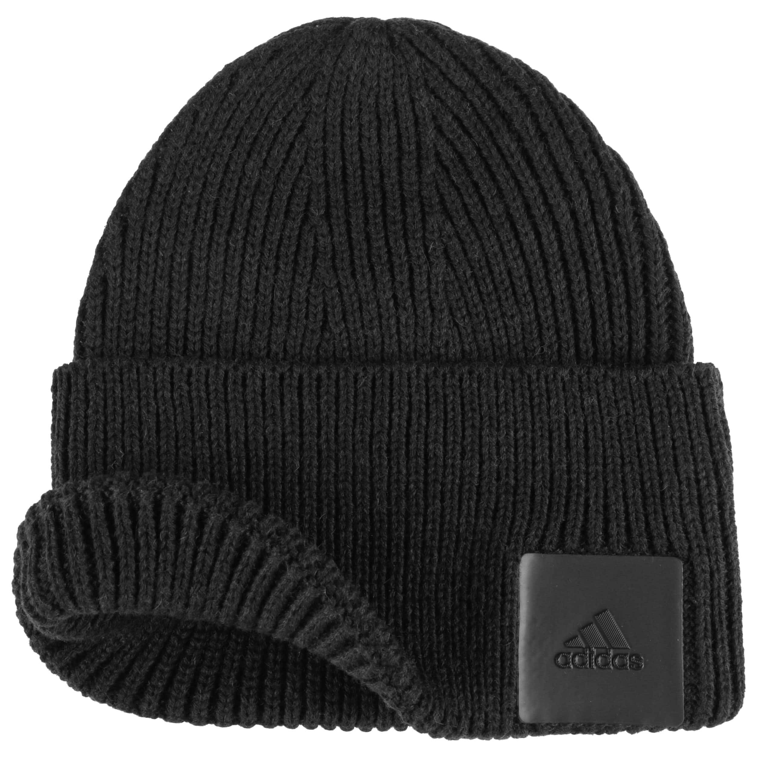 adidas black beanie hat