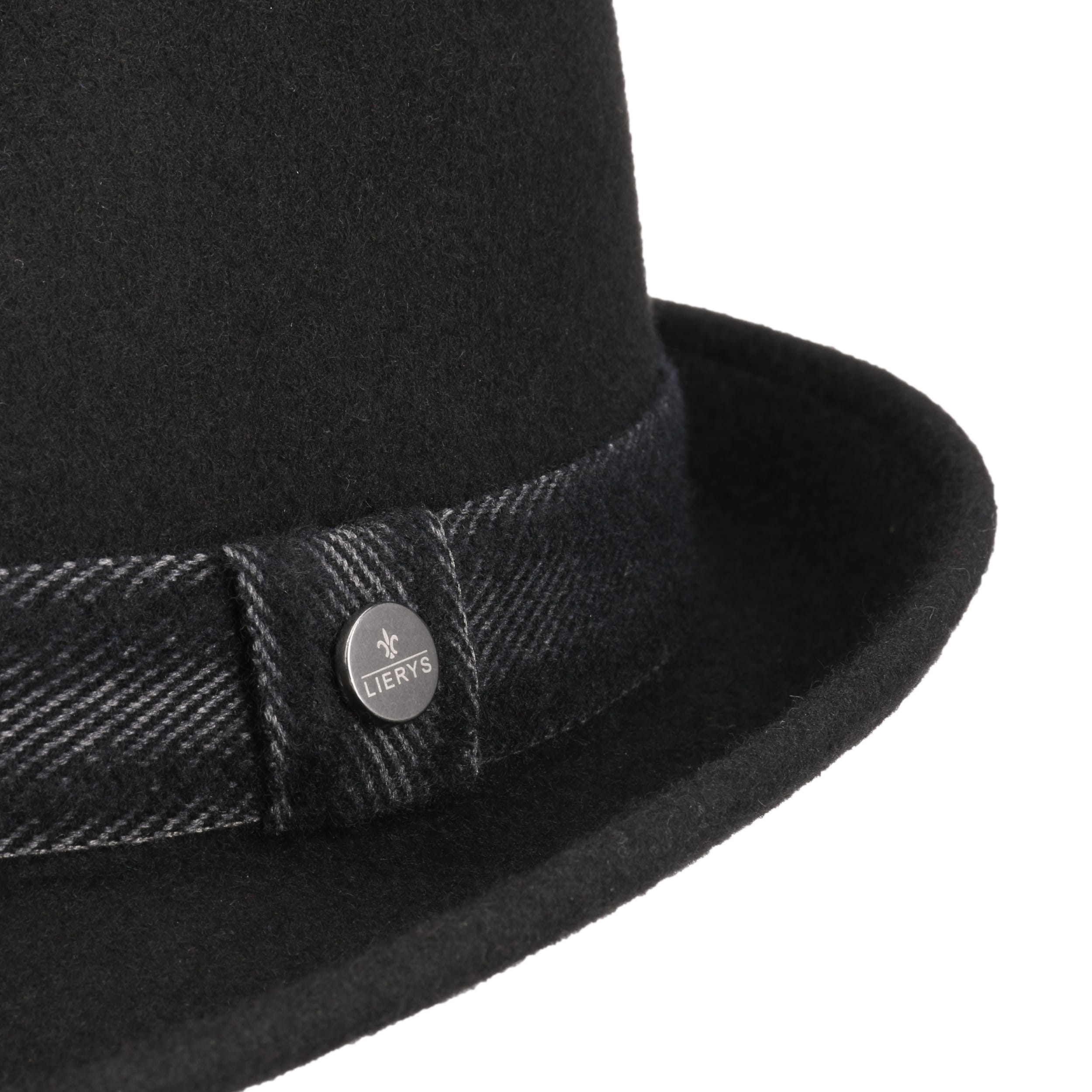 Produktbild von Caspar Damen Trilby Hut Aus Baumwolle - Schwarz, Einheitsgröße 58cm