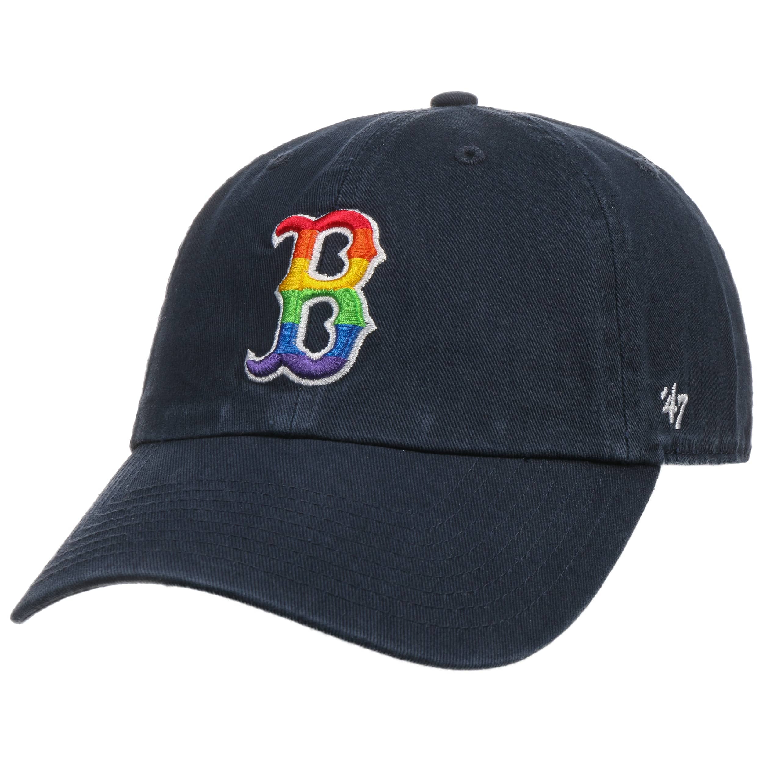 gay pride red sox hat