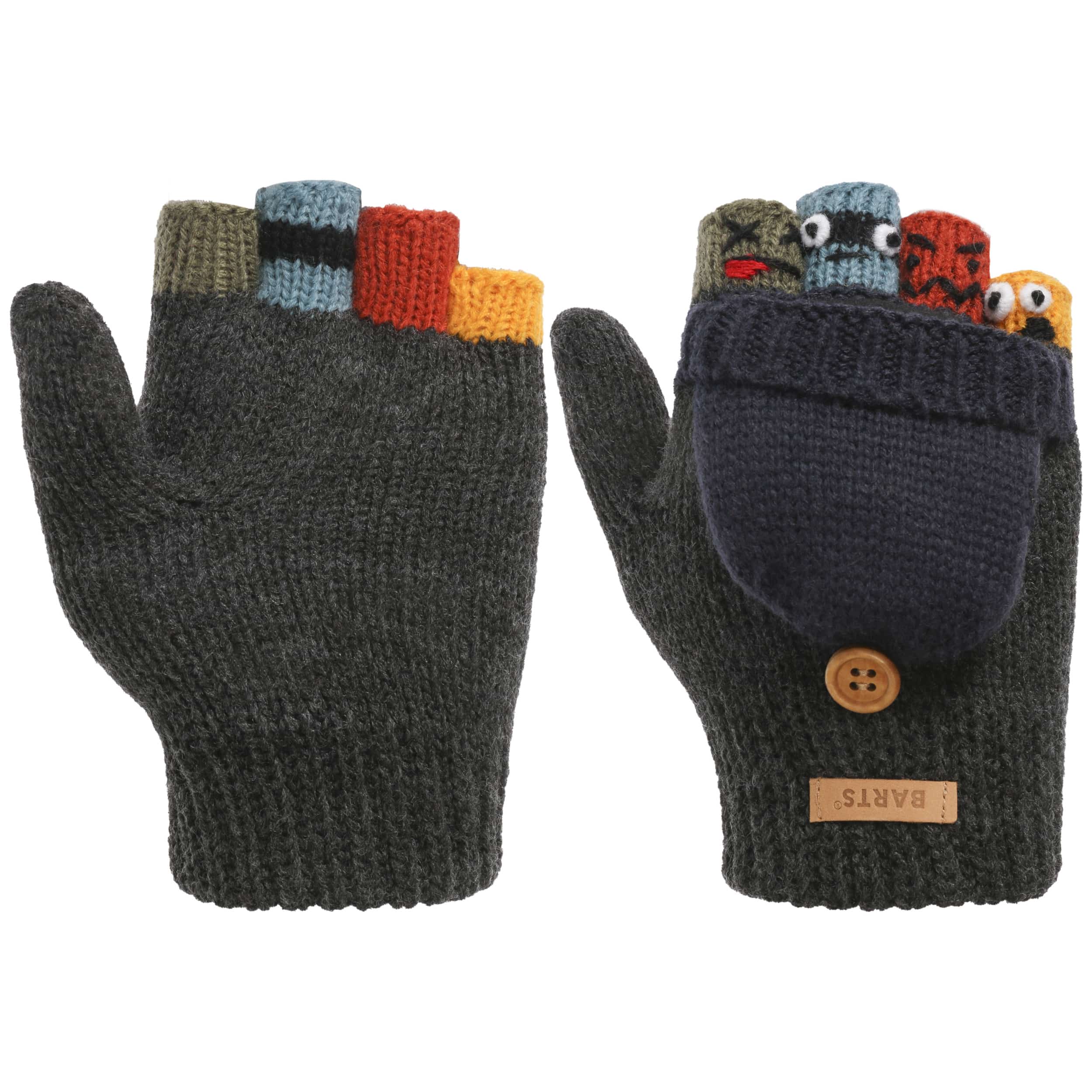 kids fingerless gloves