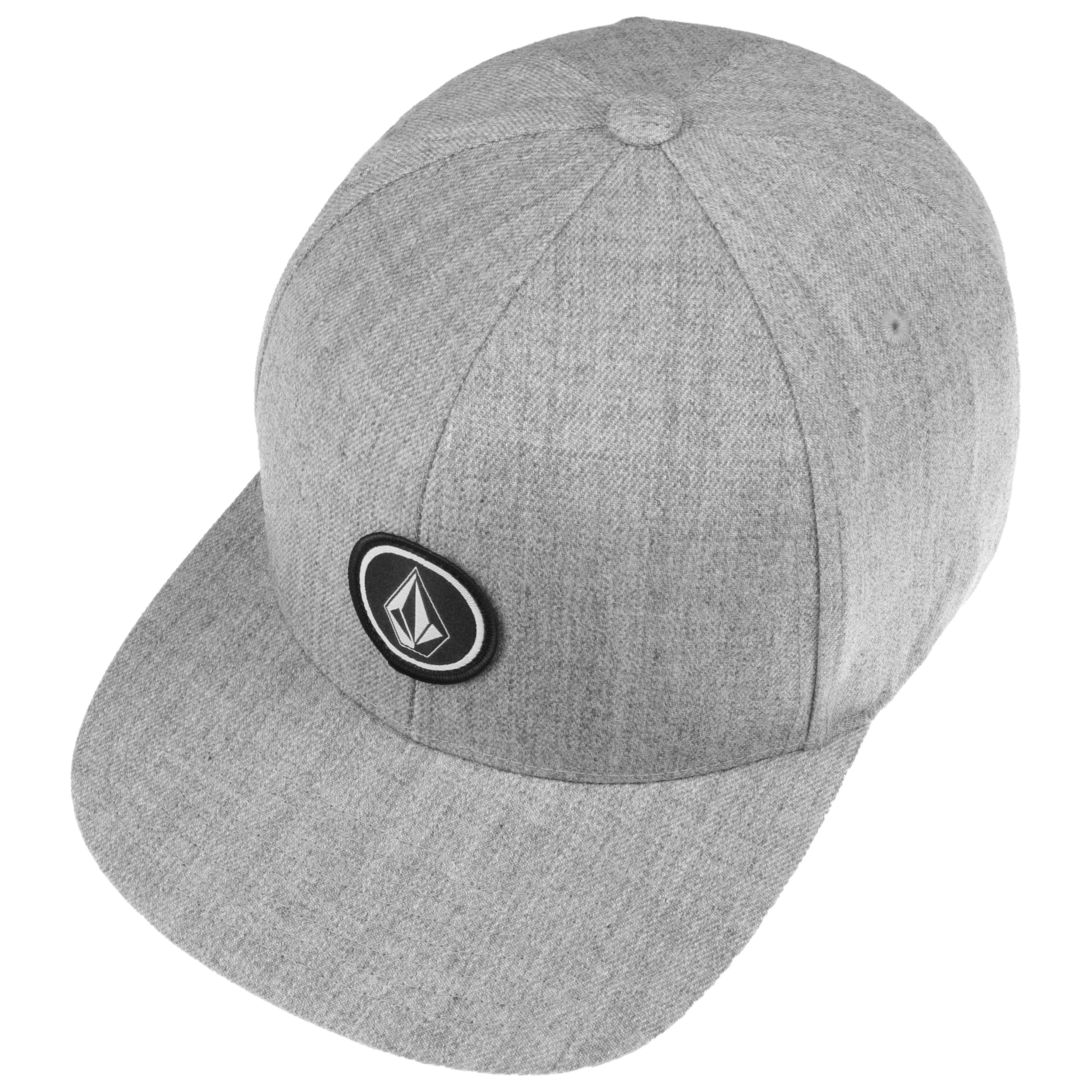 Volcom Men/'s Quarter Twill Snapback Hat Black Cap Summer Headwear