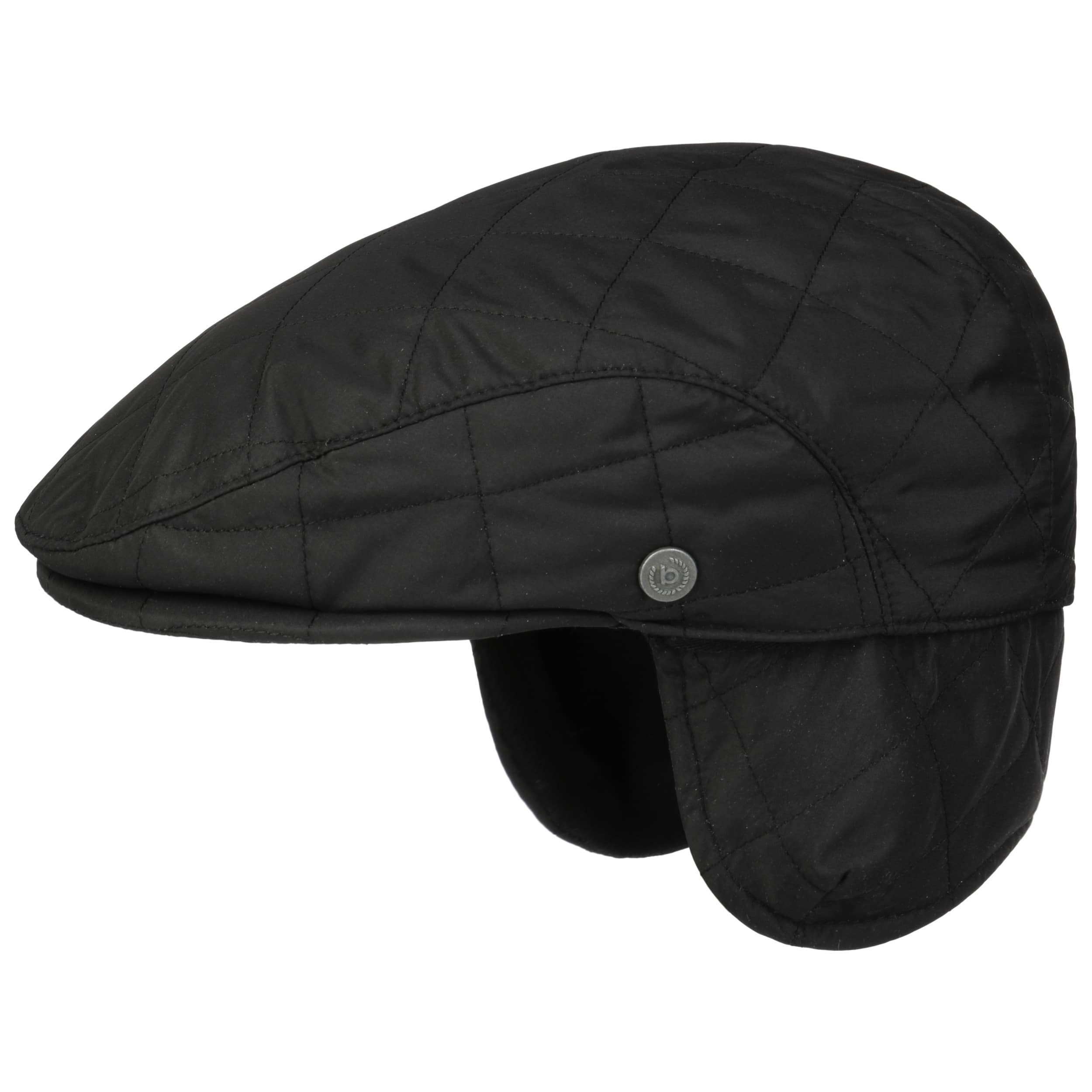 quilted flat cap