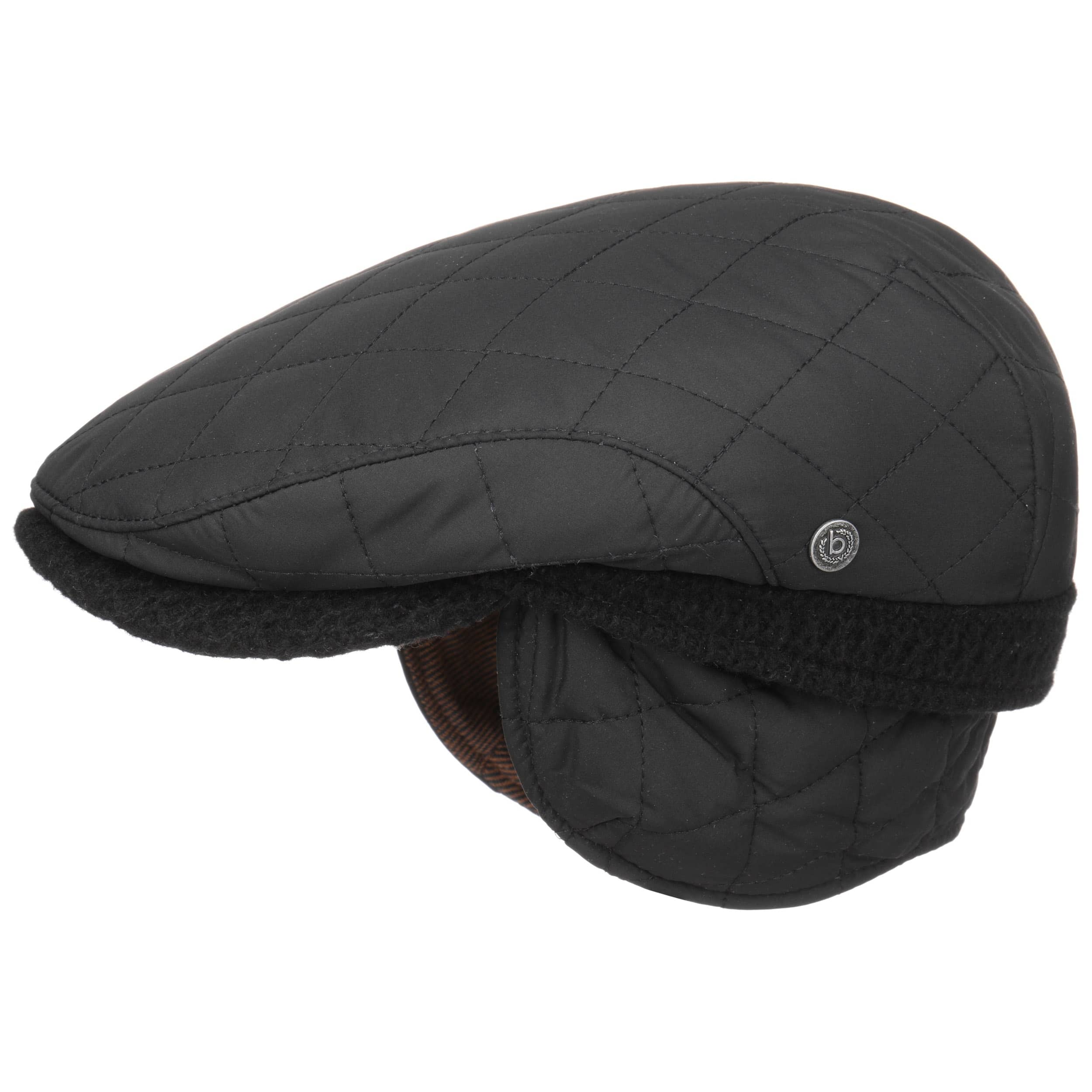 Quilted Flat Cap with Ear Flaps by bugatti 50,95
