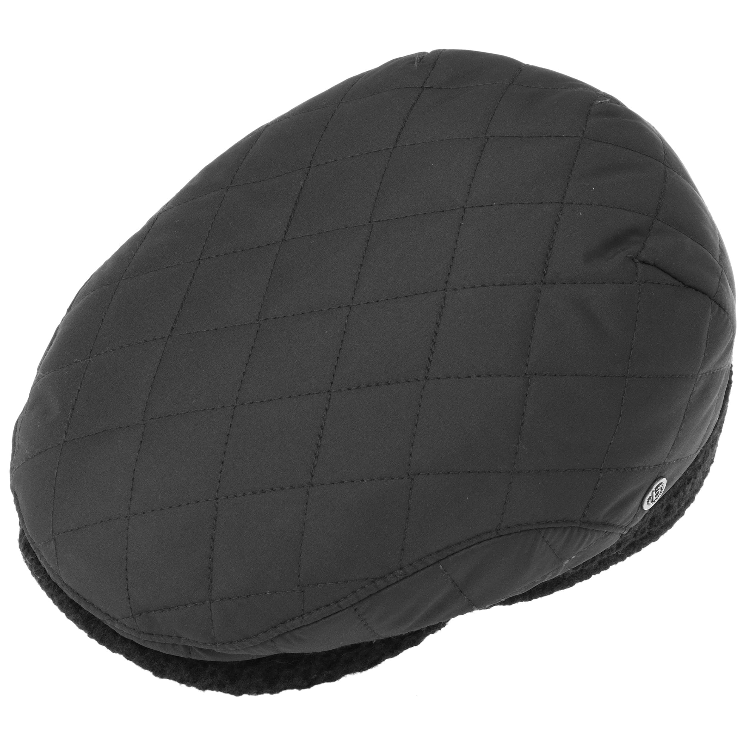 quilted flat cap