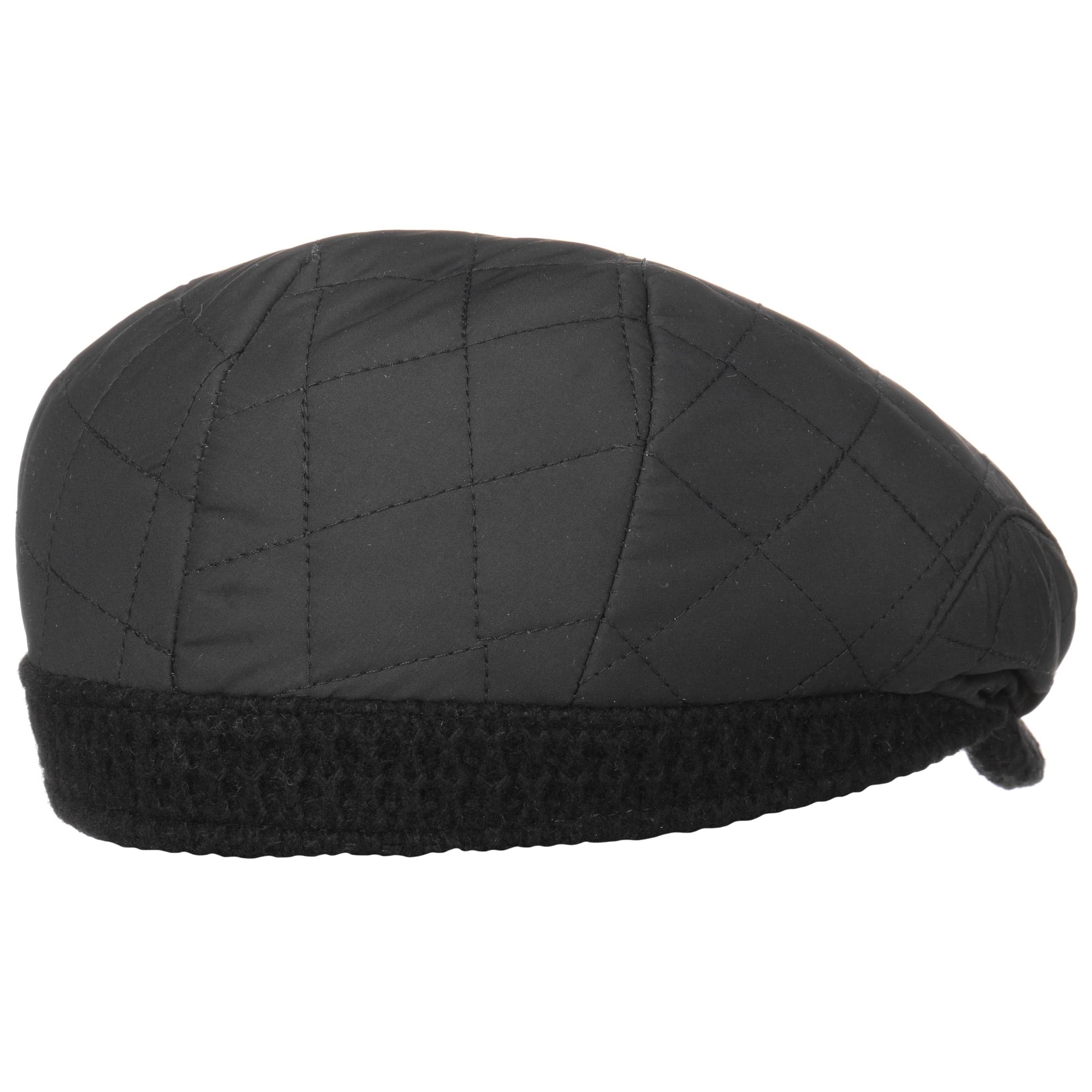 quilted flat cap