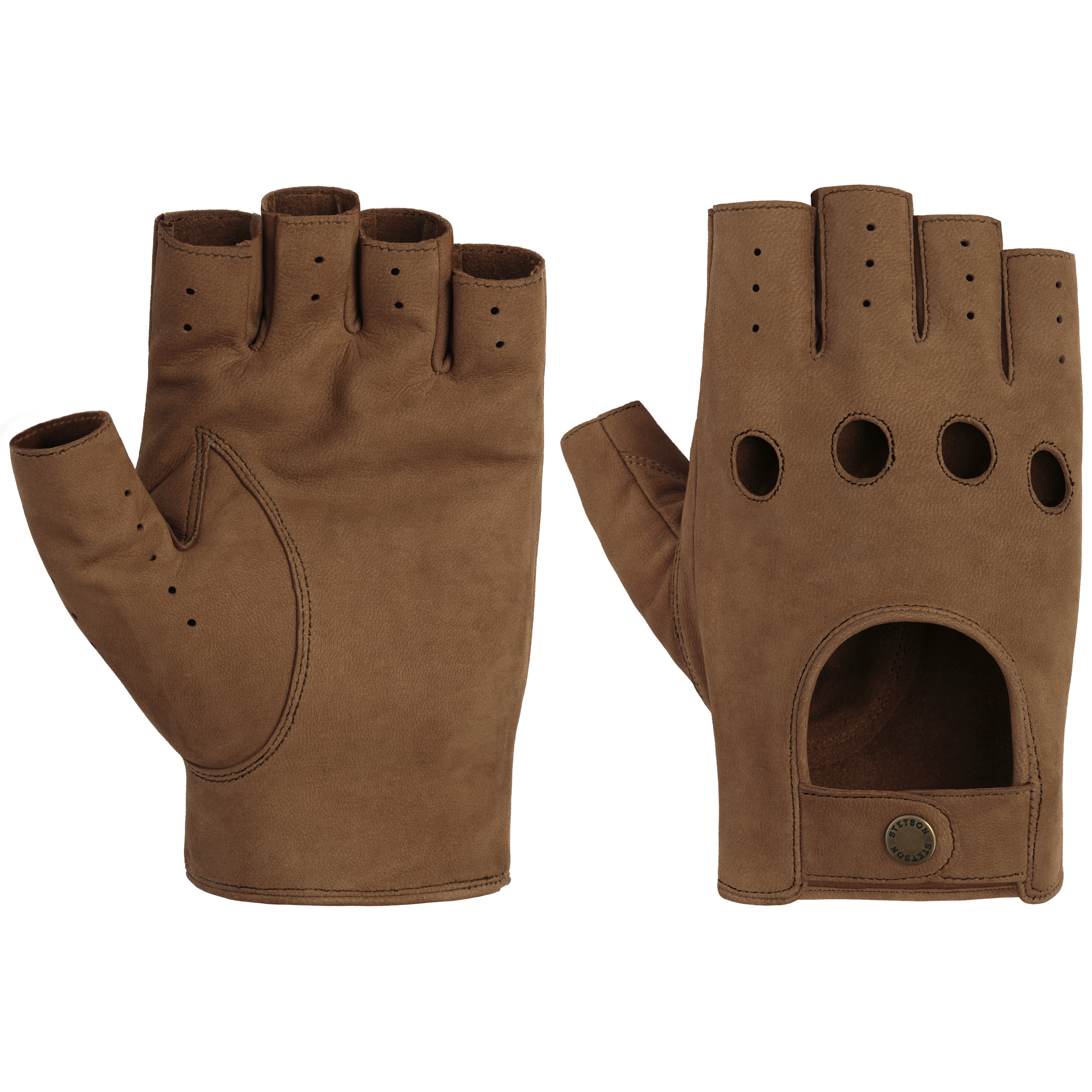 Stetson Classic Nappa Lederhandschuhe Handschuhe Herrenhandschuhe Fingerhandschuhe Damen/Herren mit Futter Herbst-Winter