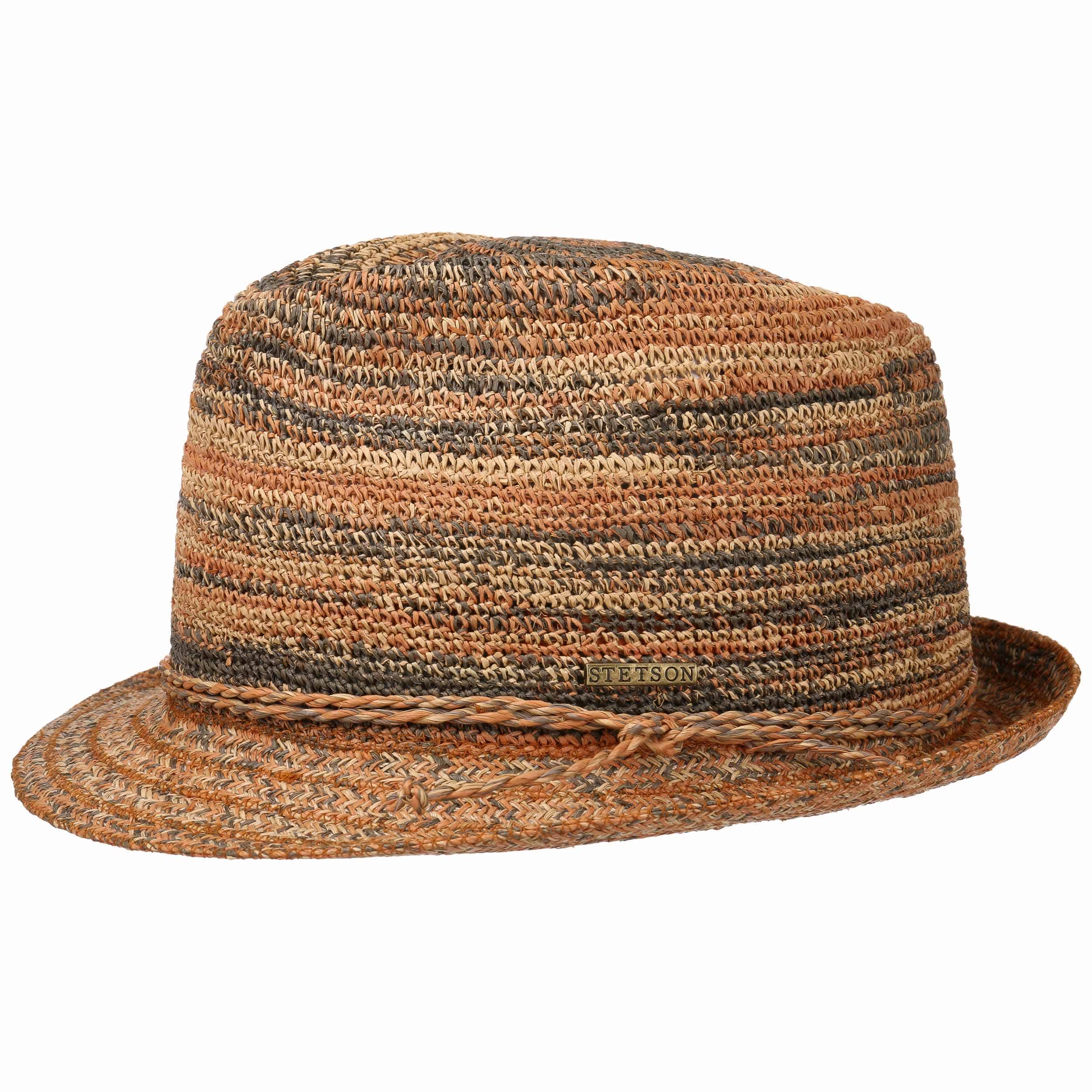 Raffia Crochet Trilby Straw Hat by Stetson, EUR 79,00 > Hats, caps