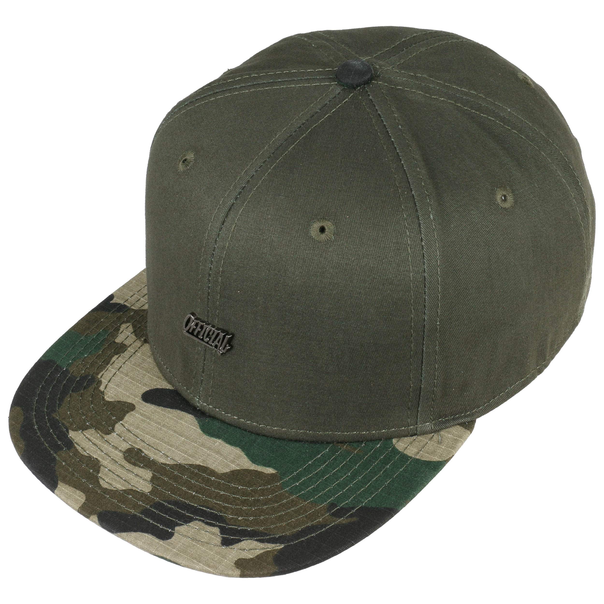 Hand Und Feuer Snapback Cap Free - Dunkelgrüne Canvas Cap