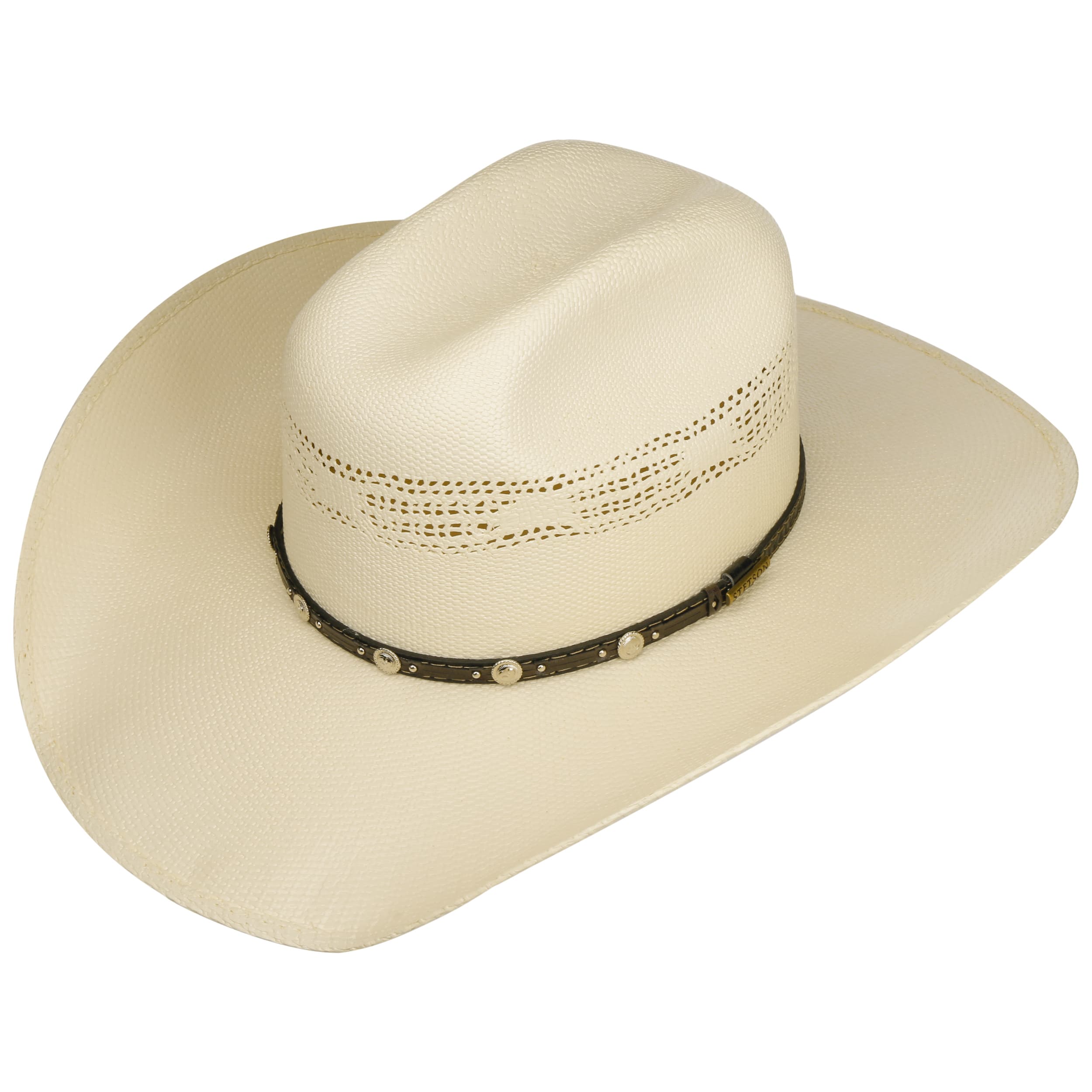 STETSON Ranson Western geventileerde Toyo strohoed UV bescherming 40 Unisex Lente Zomer