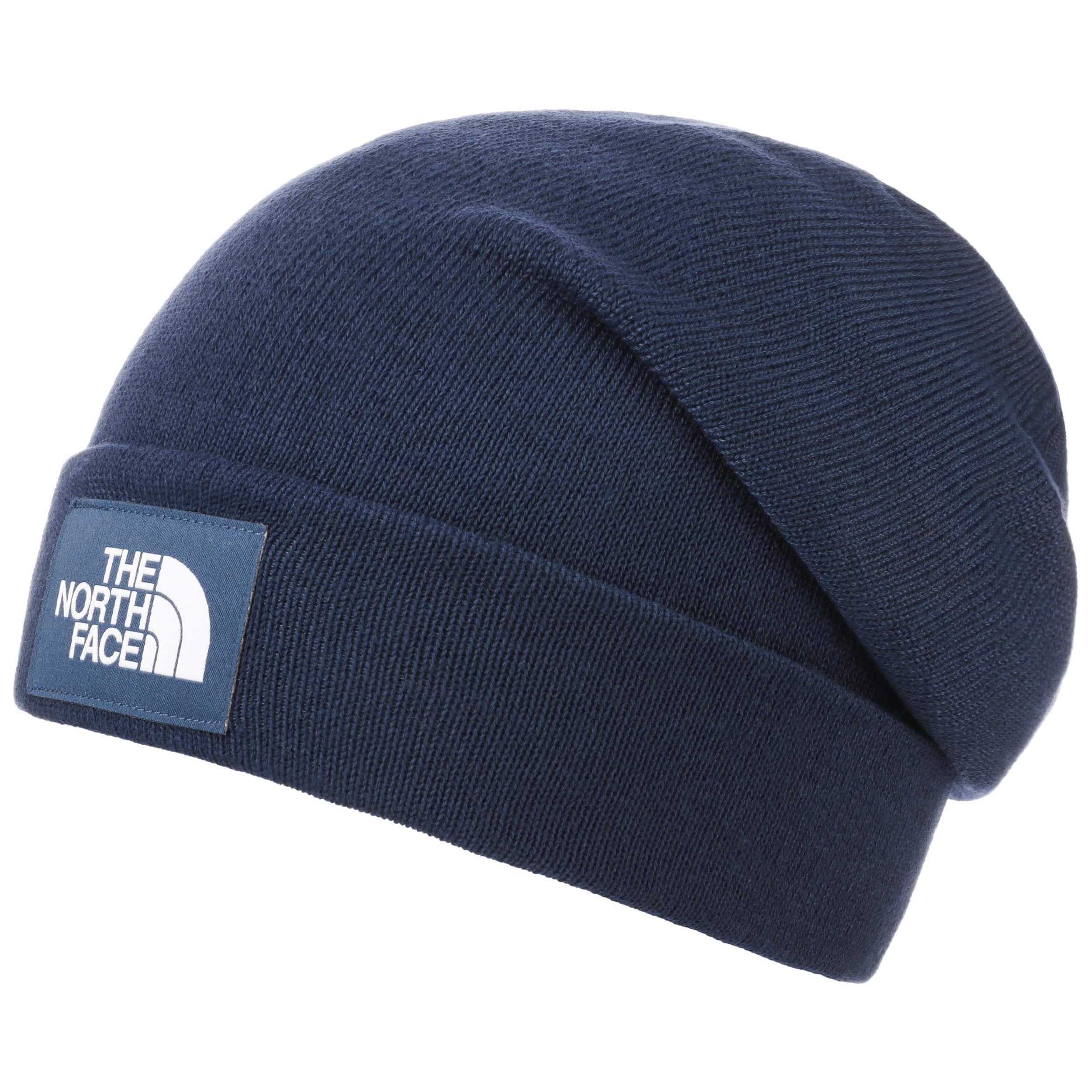 north face navy beanie