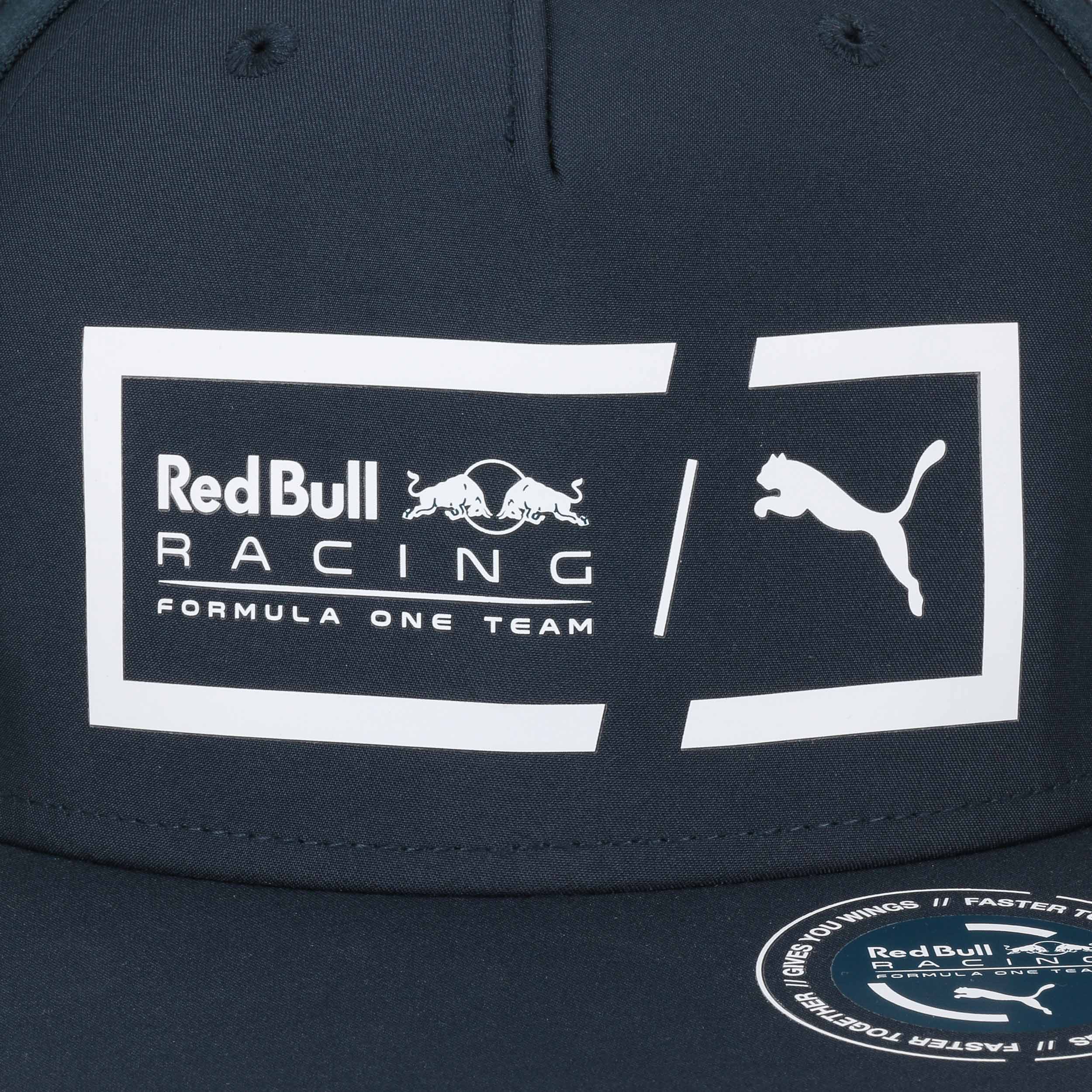red bull flat cap