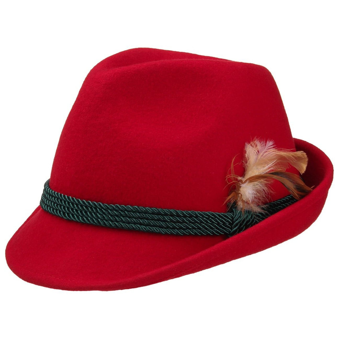 felt hat red