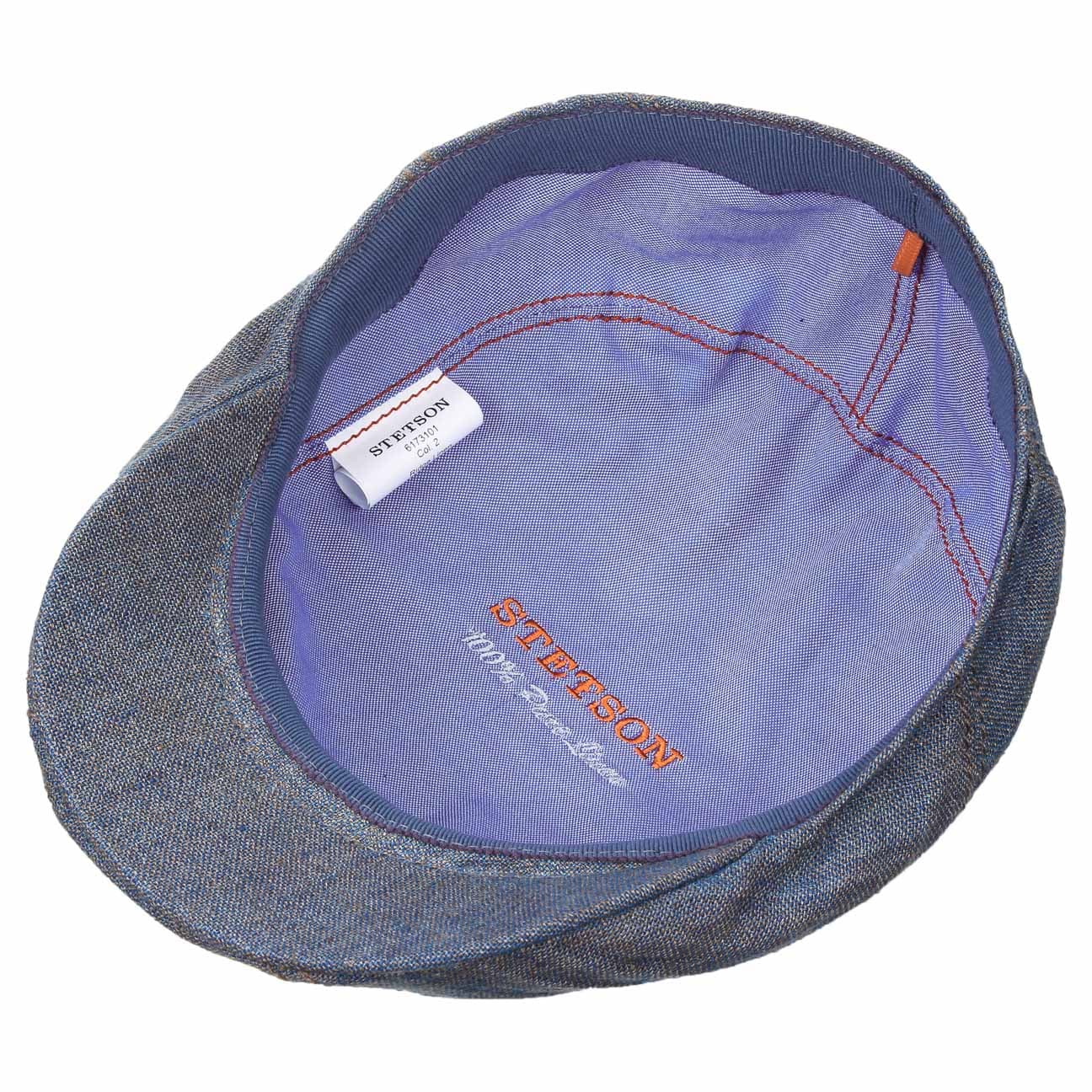 Ridge Leinen Flatcap by Stetson - 59,00