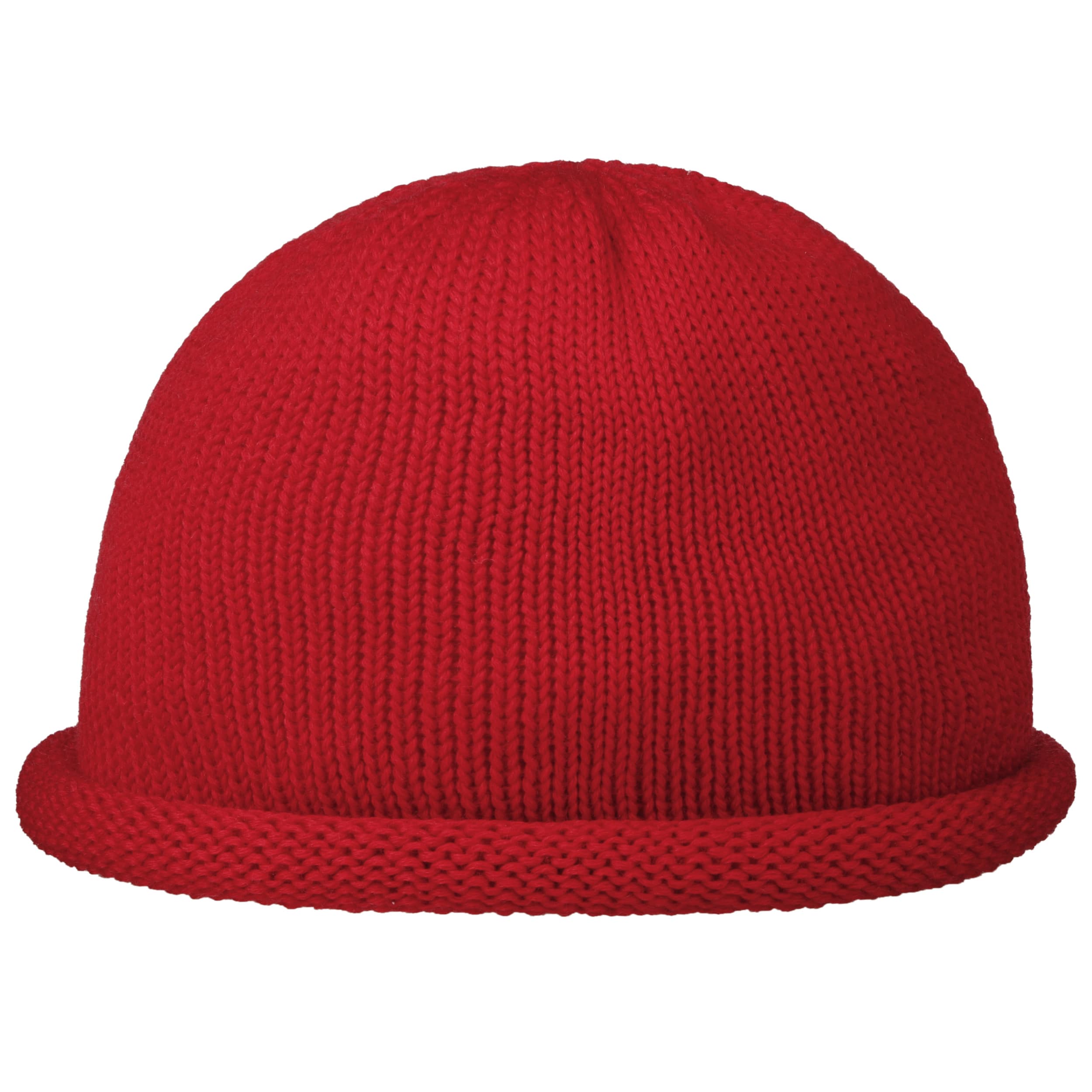 red knit cap
